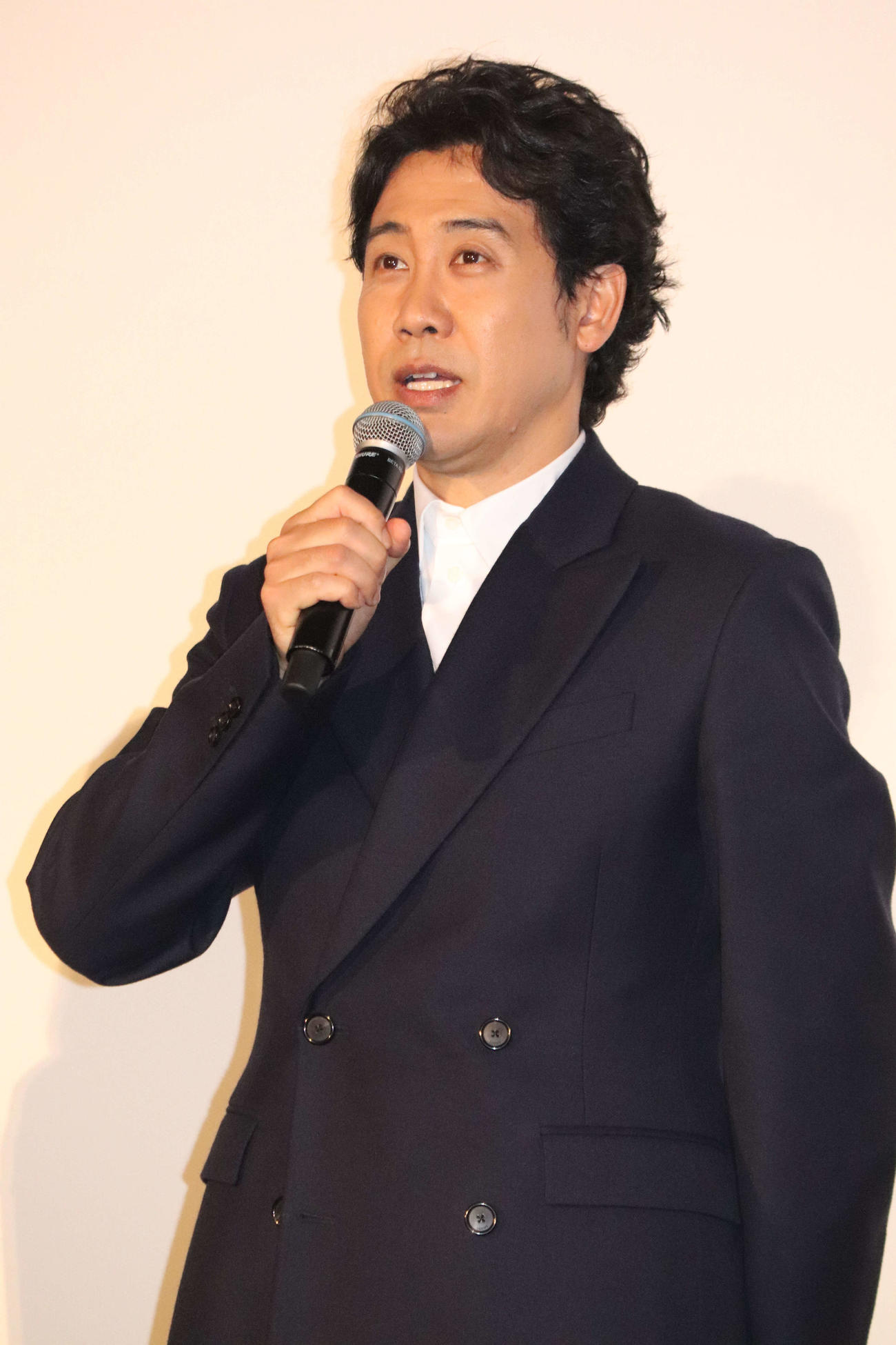 映画「ディア・ファミリー」初日舞台あいさつに出席した大泉洋（撮影・加藤理沙）