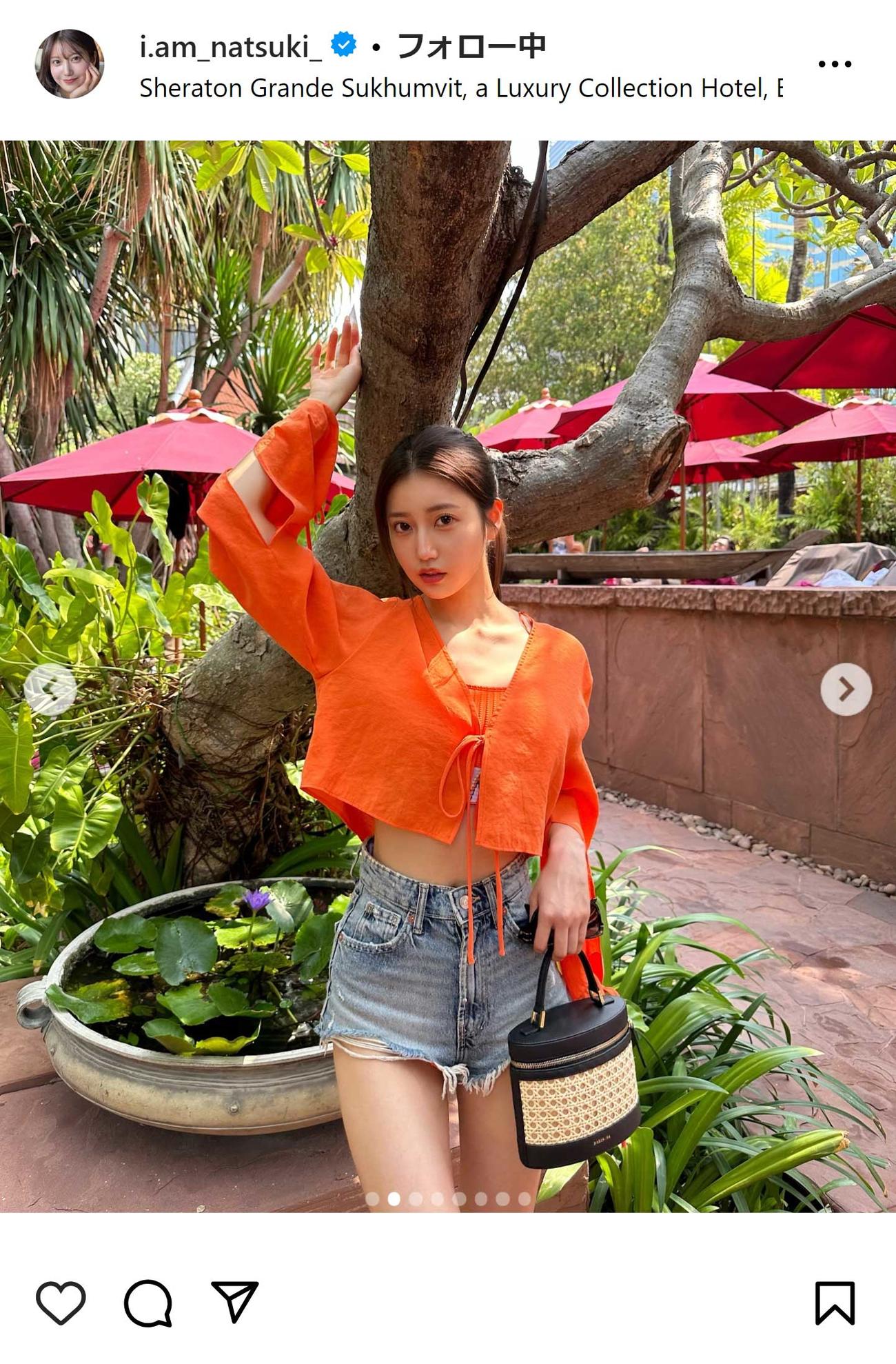 阿部なつきのインスタグラムから
