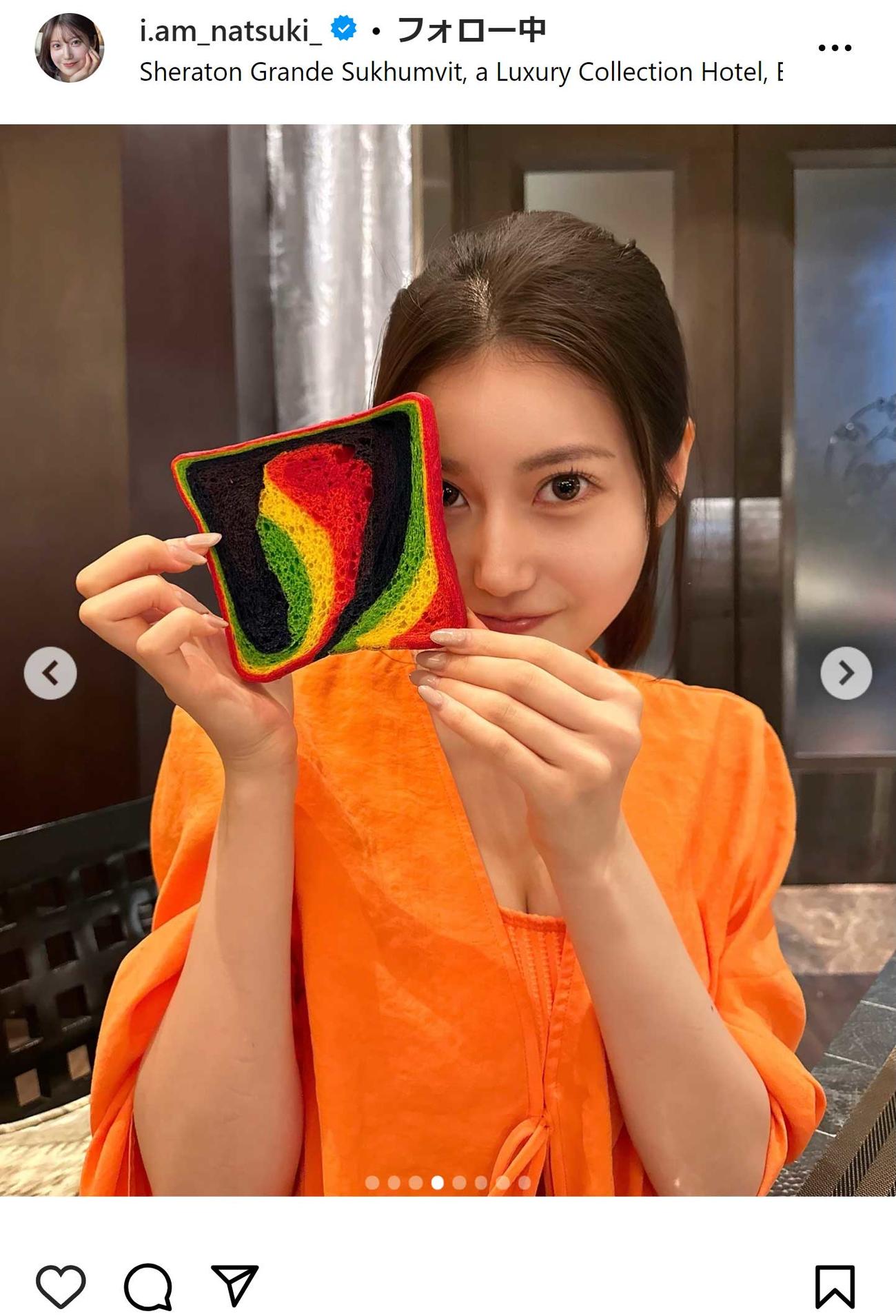 阿部なつきのインスタグラムから