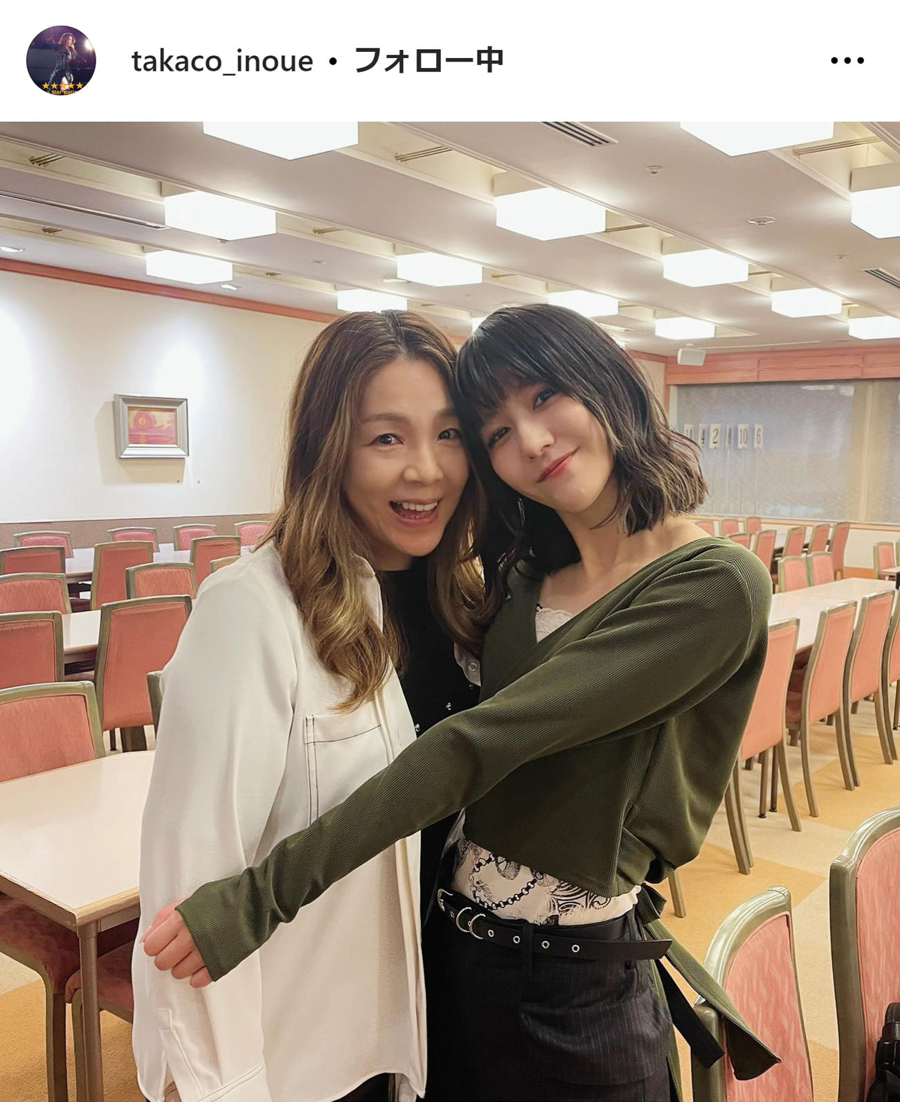 井上貴子のインスタグラムから