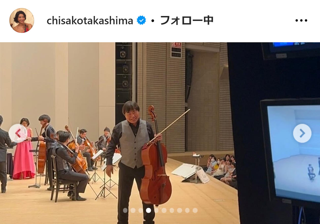 高嶋ちさ子のインスタグラムから