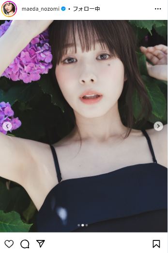 前田希美のインスタグラムから