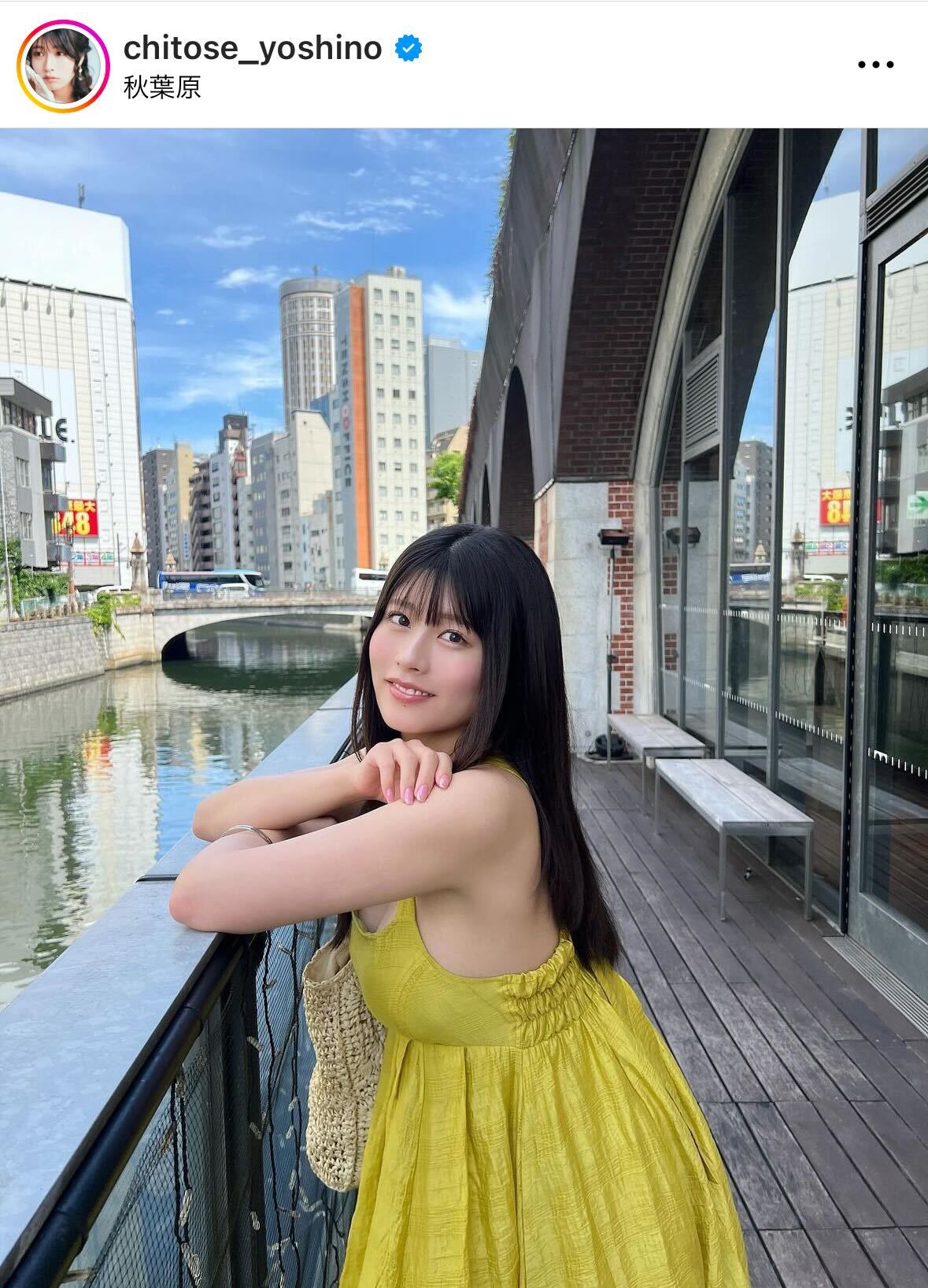 ちとせよしののインスタグラムから