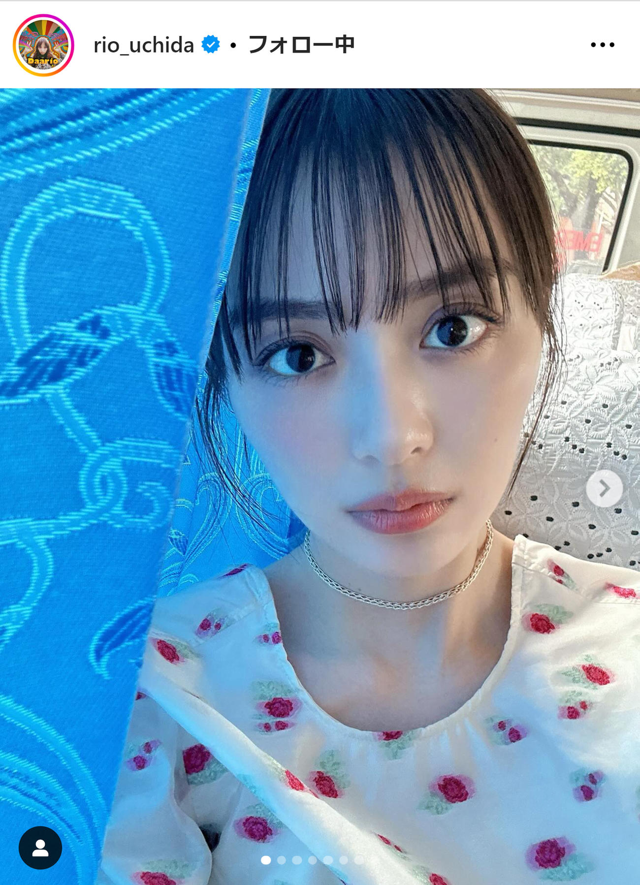 内田理央のインスタグラムから