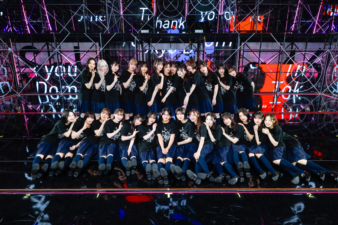 全国ツアーファイナルの東京ドーム公演を開催した櫻坂46（撮影・上山陽介氏）