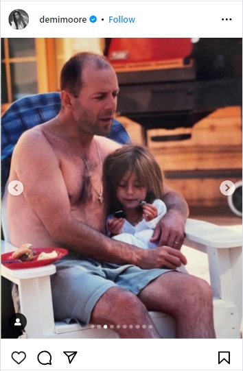 デミ・ムーアのインスタグラムから