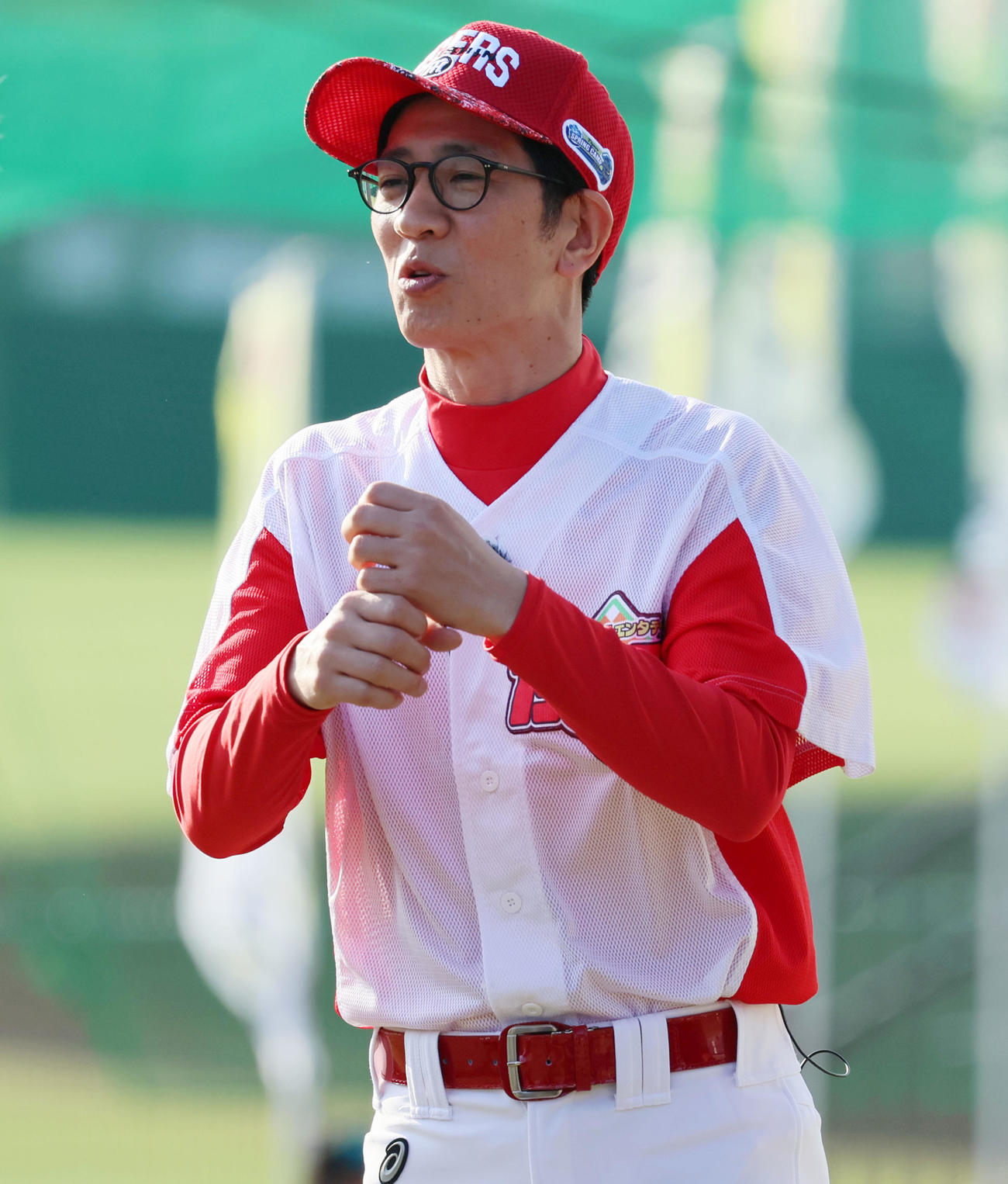 アンタッチャブルの柴田英嗣（2024年2月撮影）