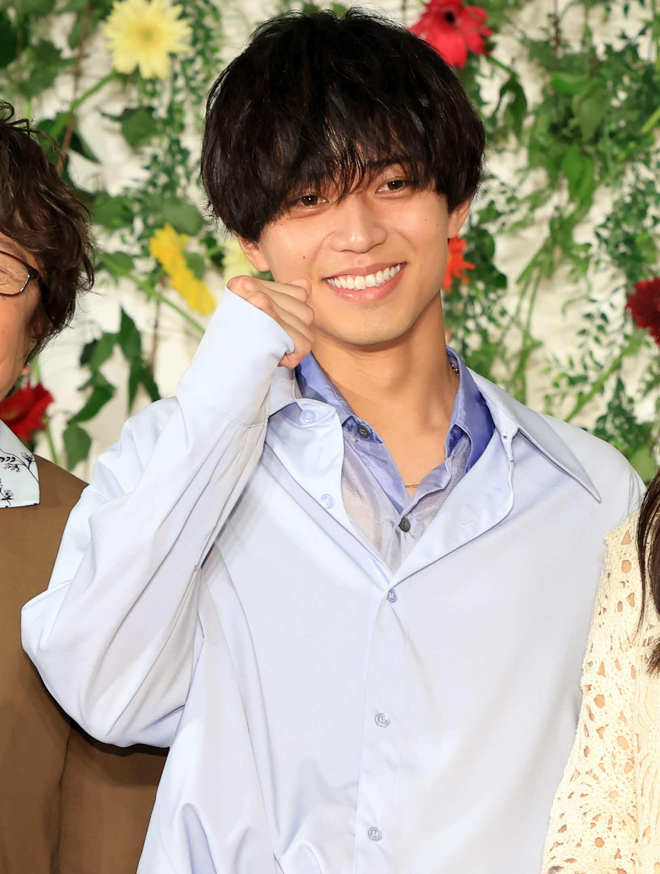 「余命一年の僕が、余命半年の君と出会った話。」配信記念イベントに登場した永瀬廉（撮影・浅見桂子）