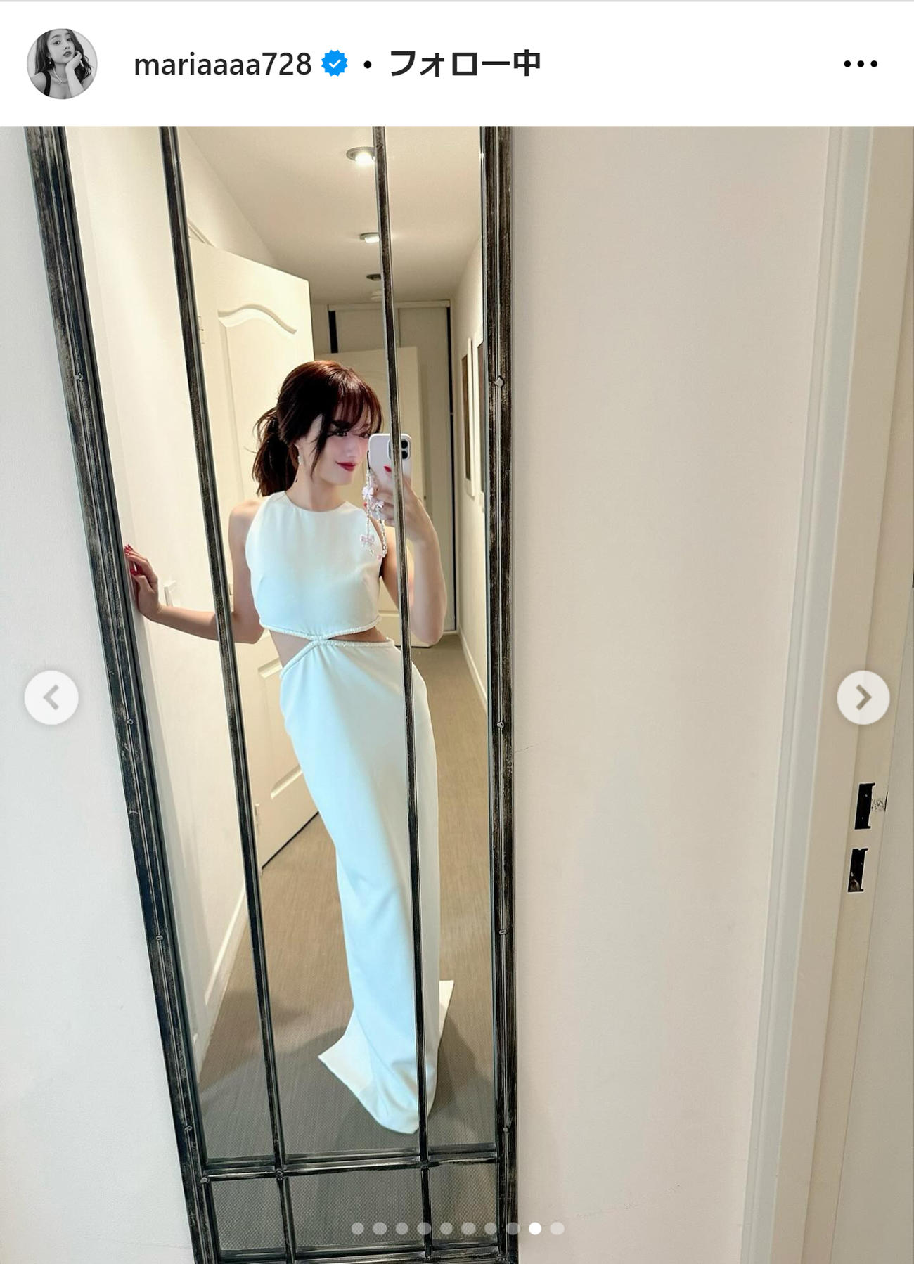 谷まりあのインスタグラムから