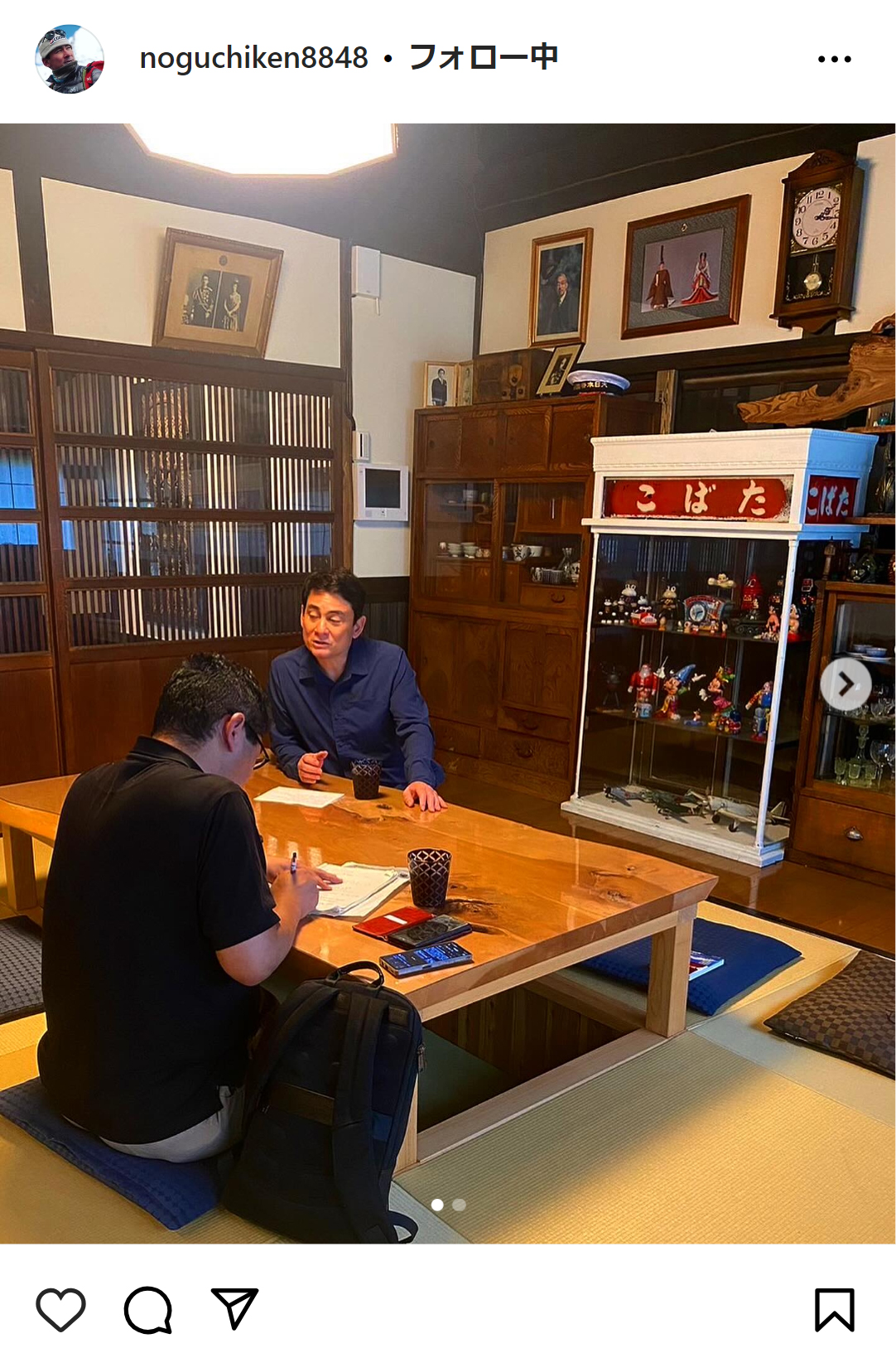 野口健氏のインスタグラムから