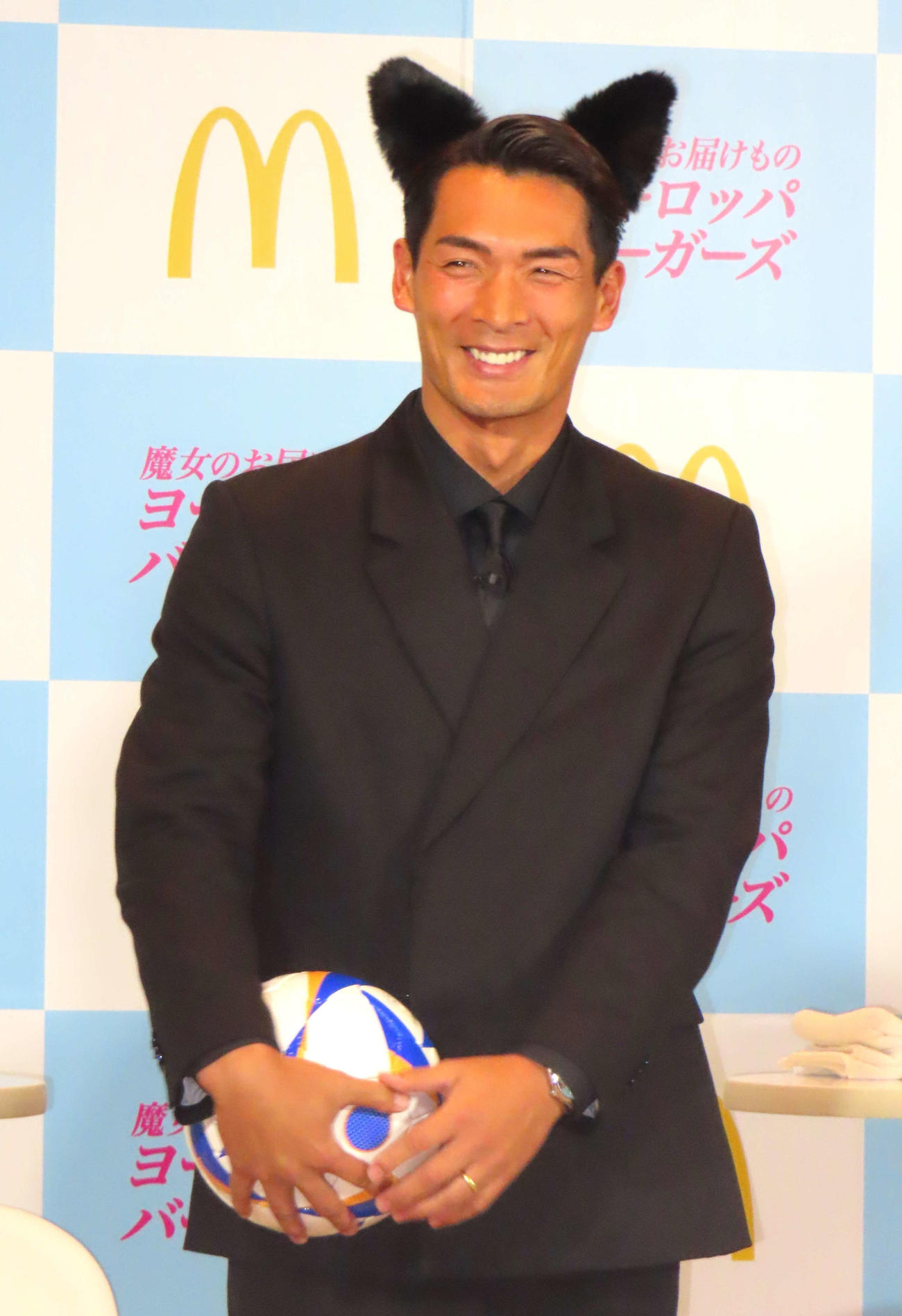 マクドナルドの新商品発表イベントに登壇した槙野智章