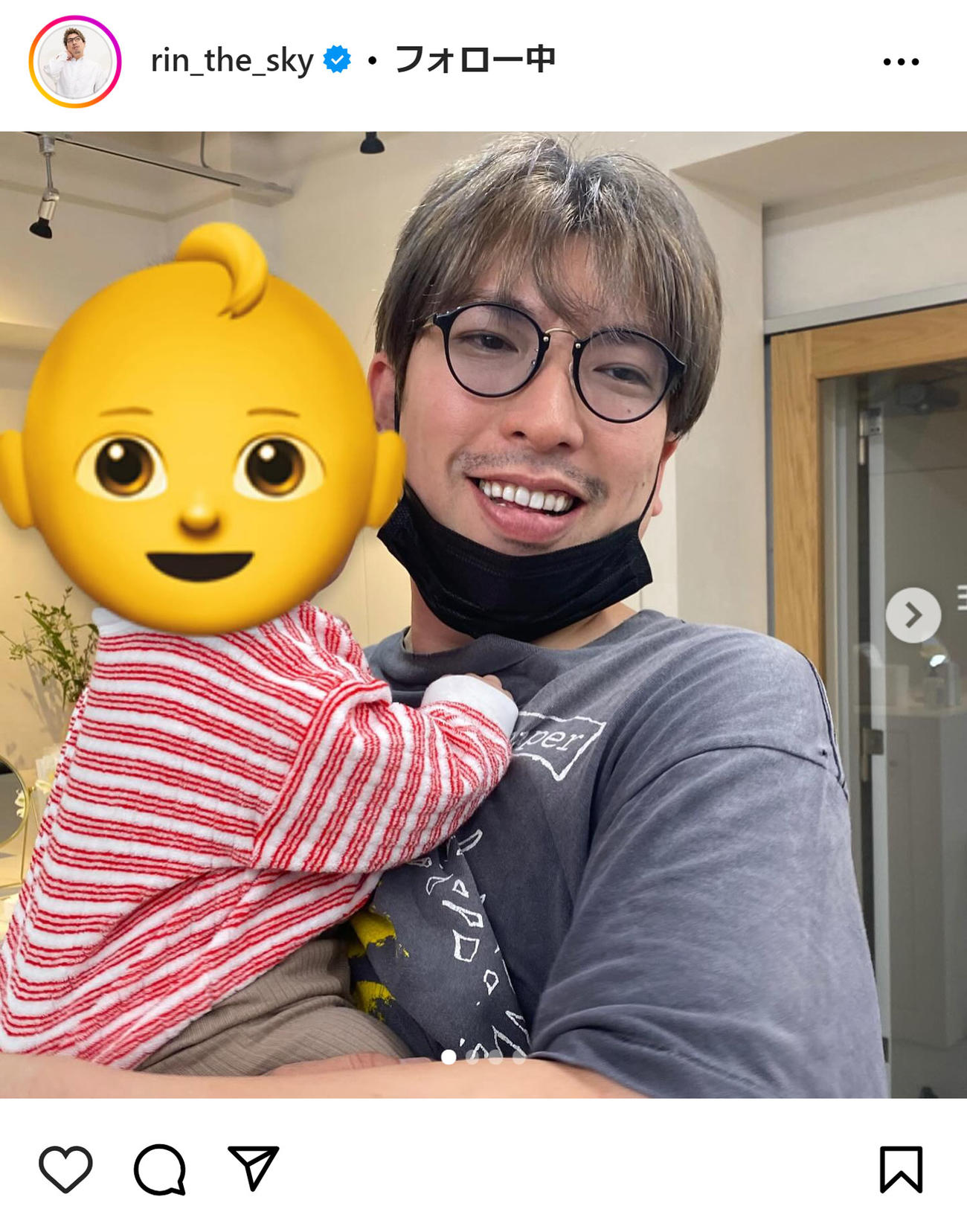 りんたろー。のインスタグラムから