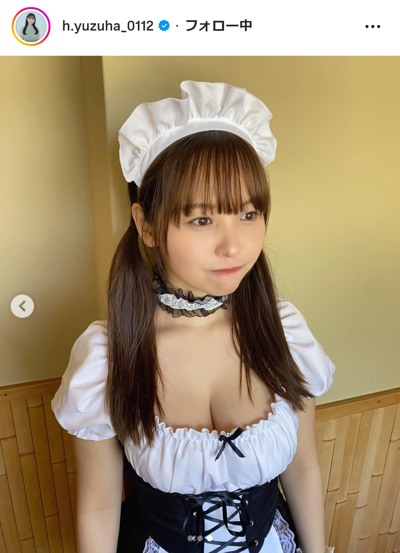 本郷柚巴のインスタグラムから