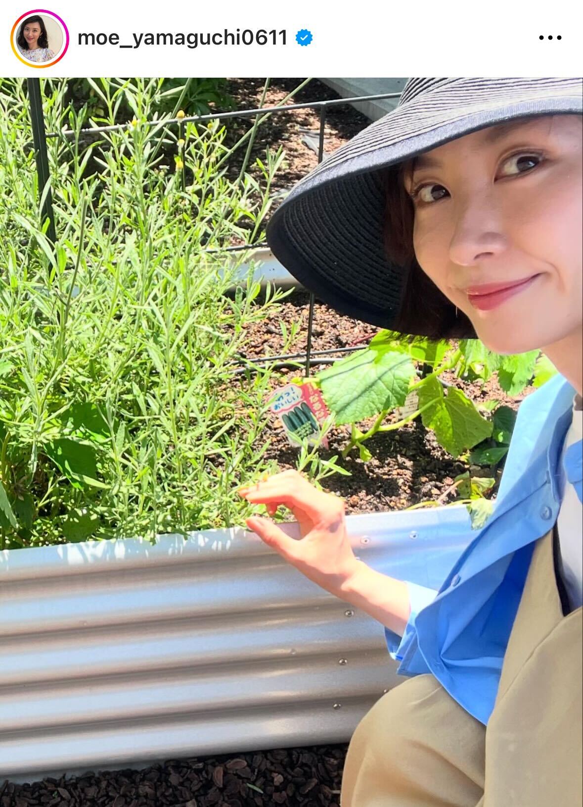 山口もえのインスタグラムから