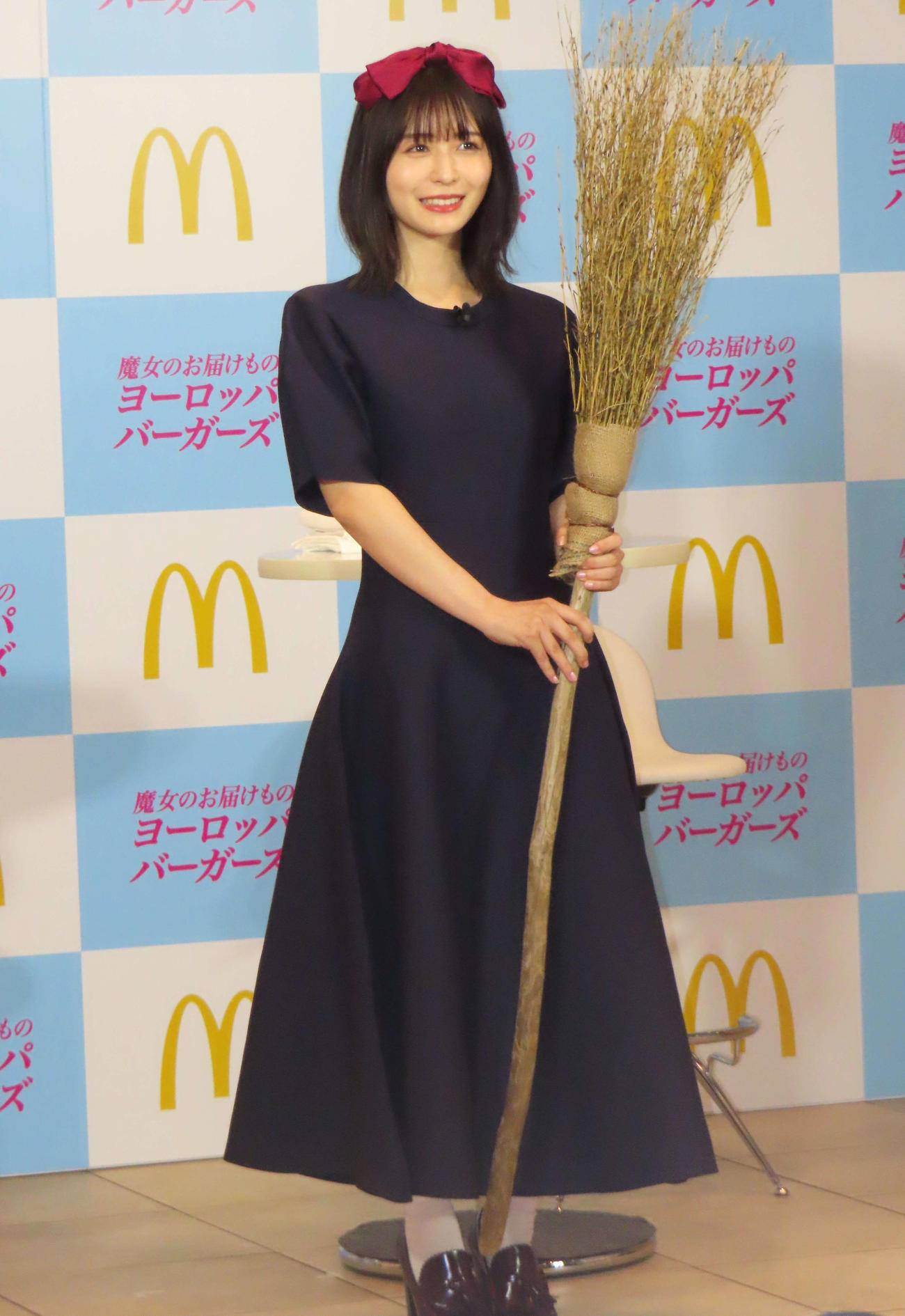 マクドナルドの新商品発表イベントに登壇した長濱ねる