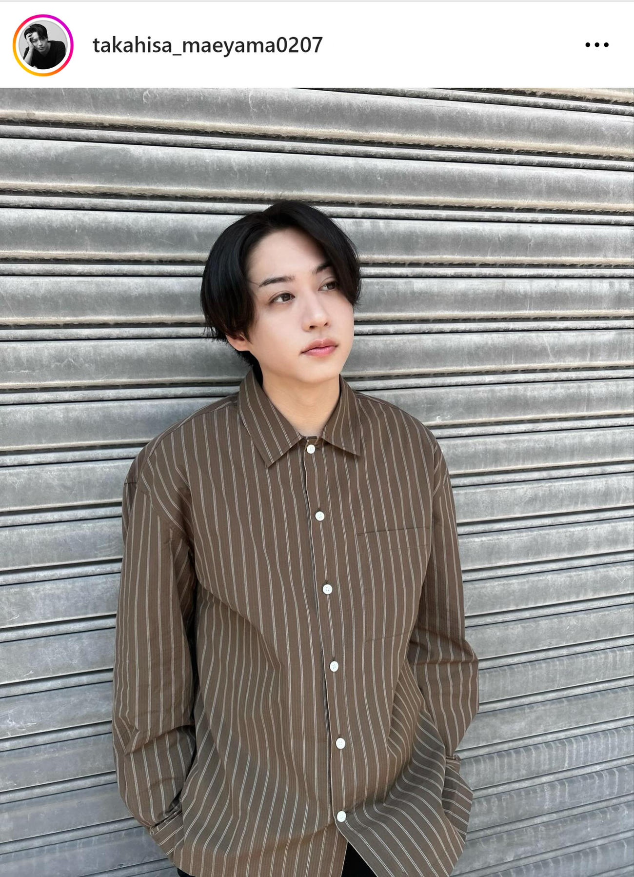 前山剛久さんのインスタグラムから