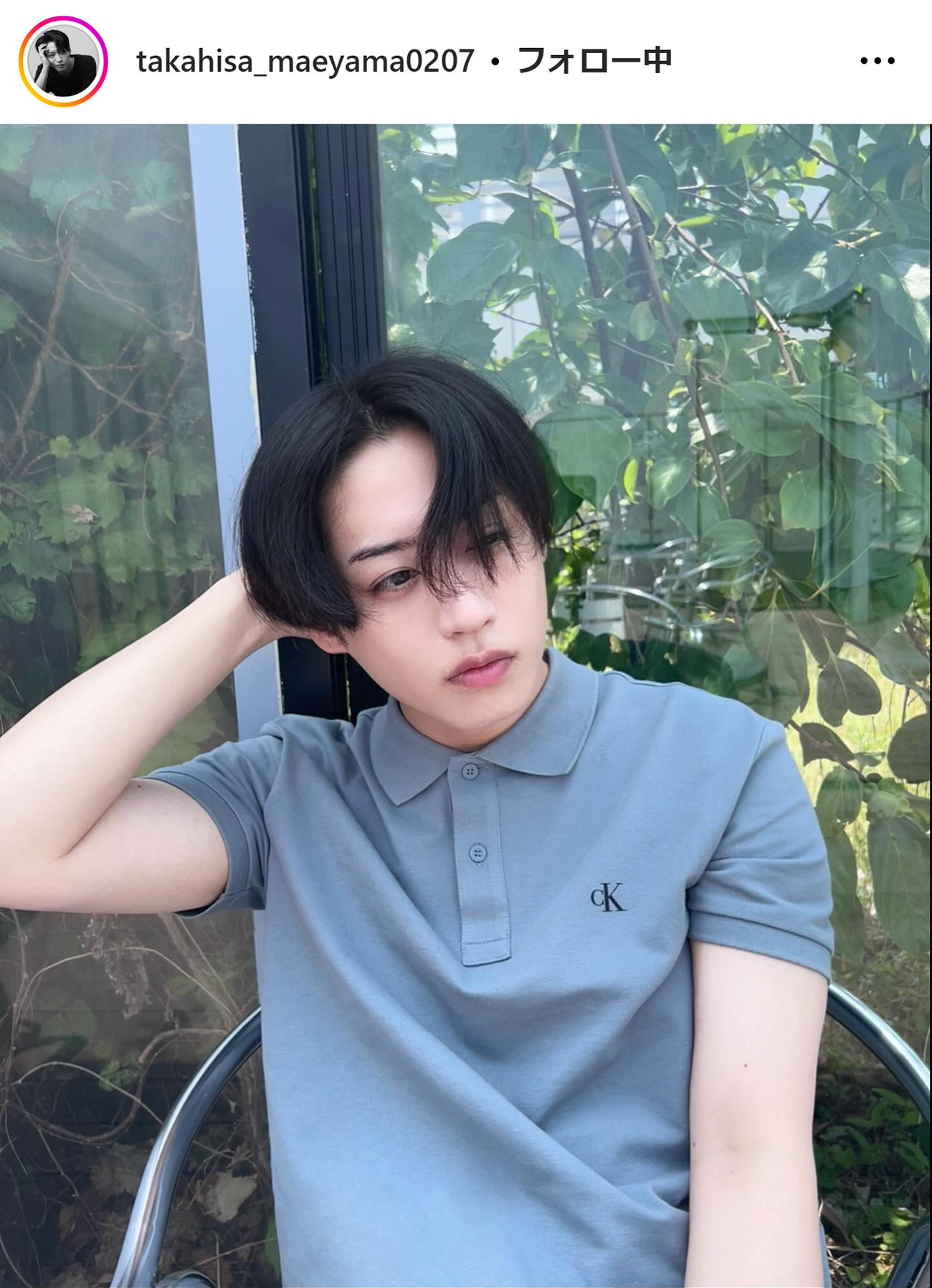 前山剛久さんのインスタグラムから