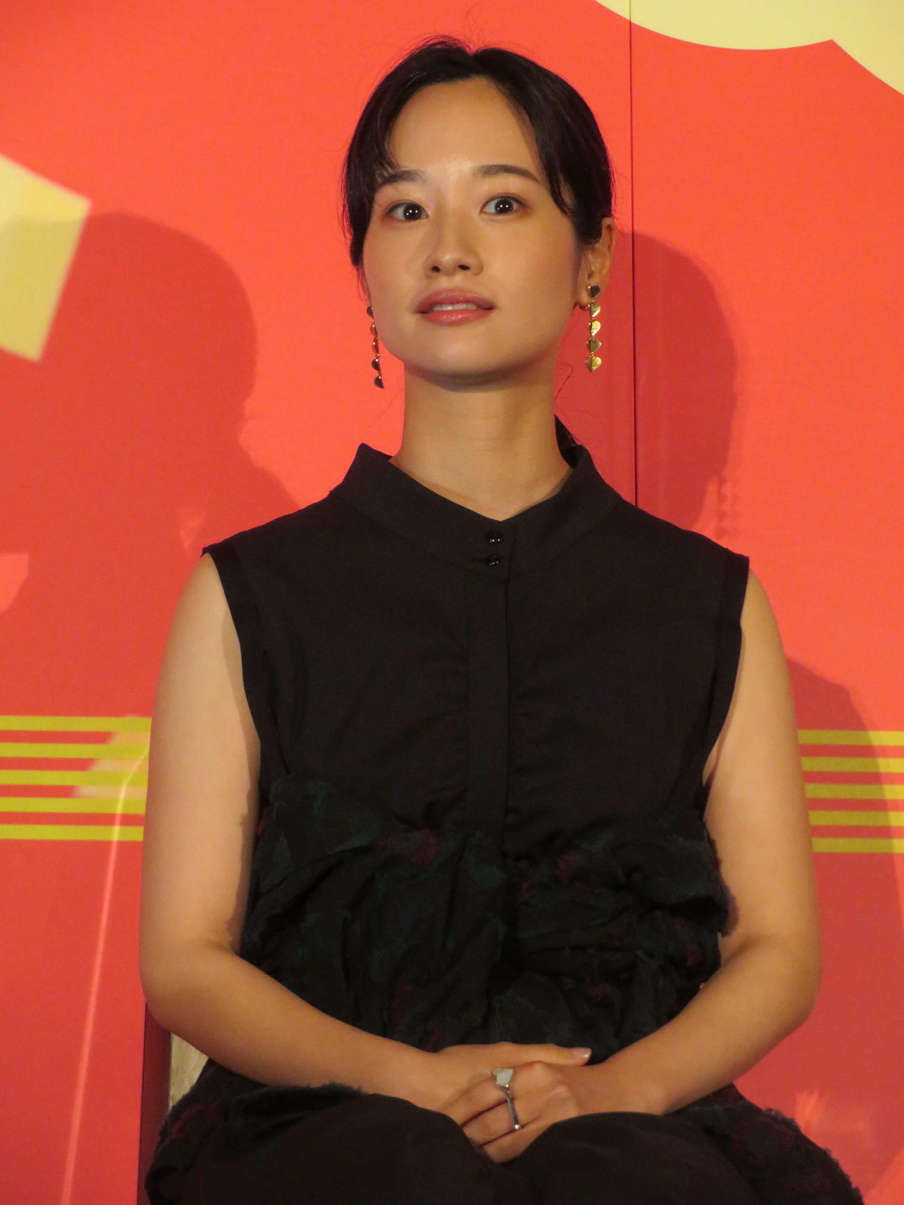 映画「九十歳。何がめでたい」祝公開前日祭に登壇した藤間爽子（撮影・村上幸将）