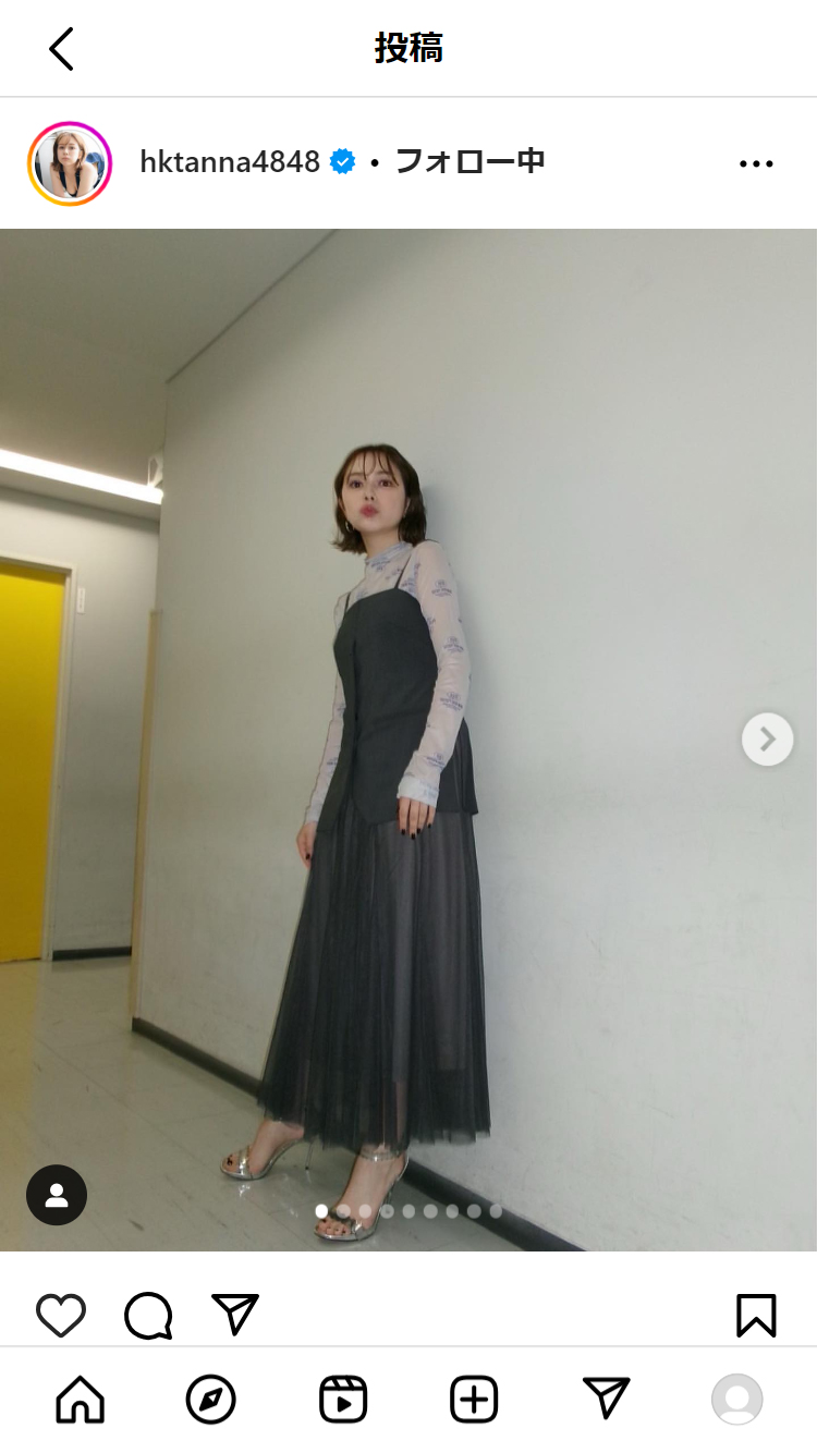 村重杏奈のインスタグラムから