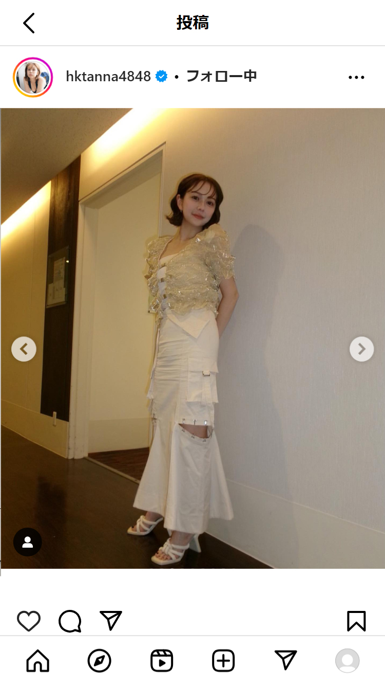 村重杏奈のインスタグラムから