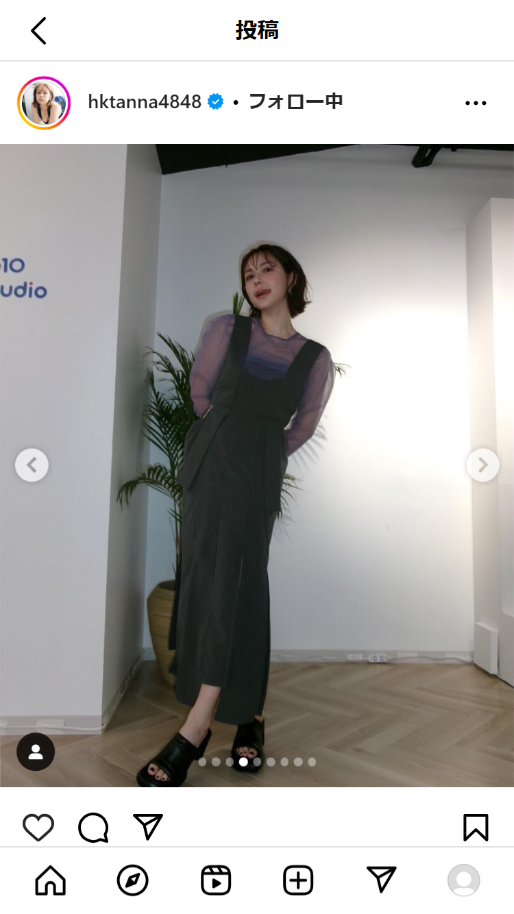 村重杏奈のインスタグラムから