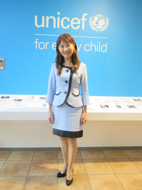 アグネス・チャン、ユニセフ気候変動フォーラム司会「地球温暖化でキリバスが水没危機」訴える