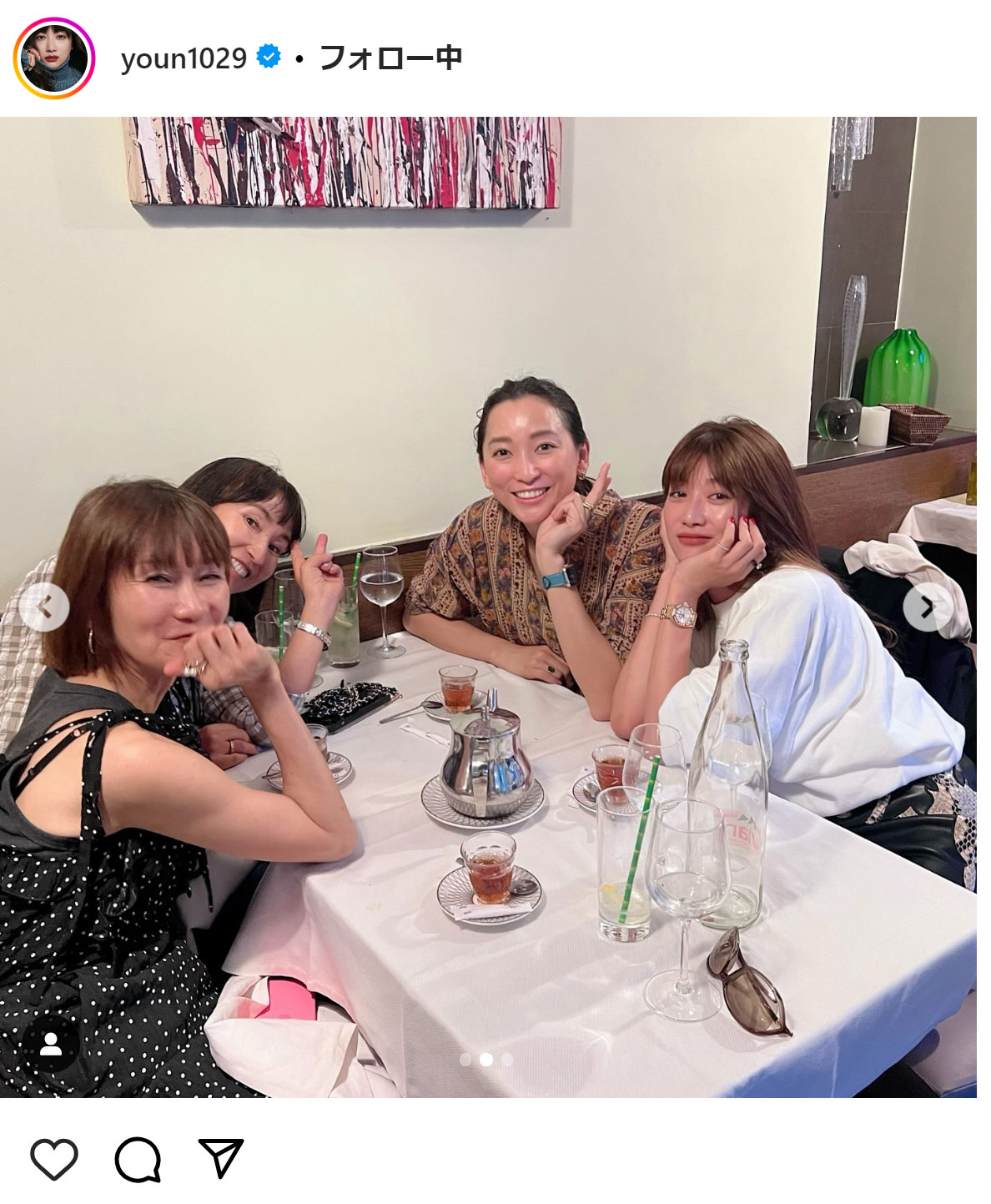 ヨンアのインスタグラムから
