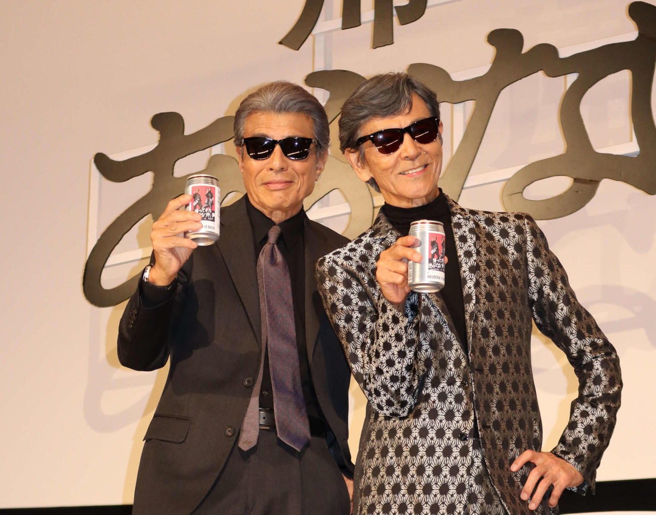 舘ひろし（左）と柴田恭兵（2024年6月撮影）
