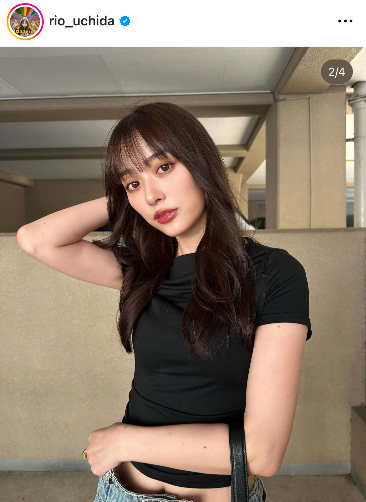 内田理央のインスタグラムから
