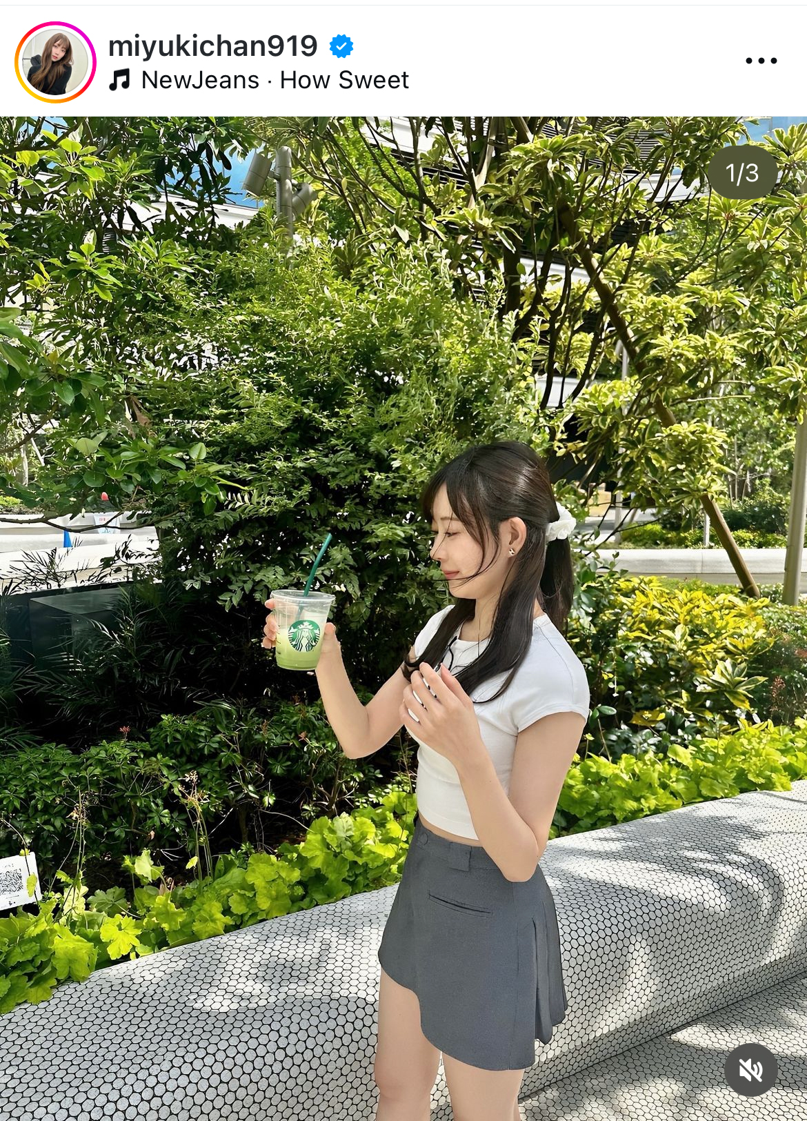 渡辺美優紀のインスタグラムから