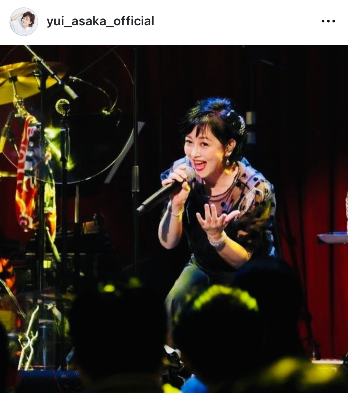 浅香唯のインスタグラムから