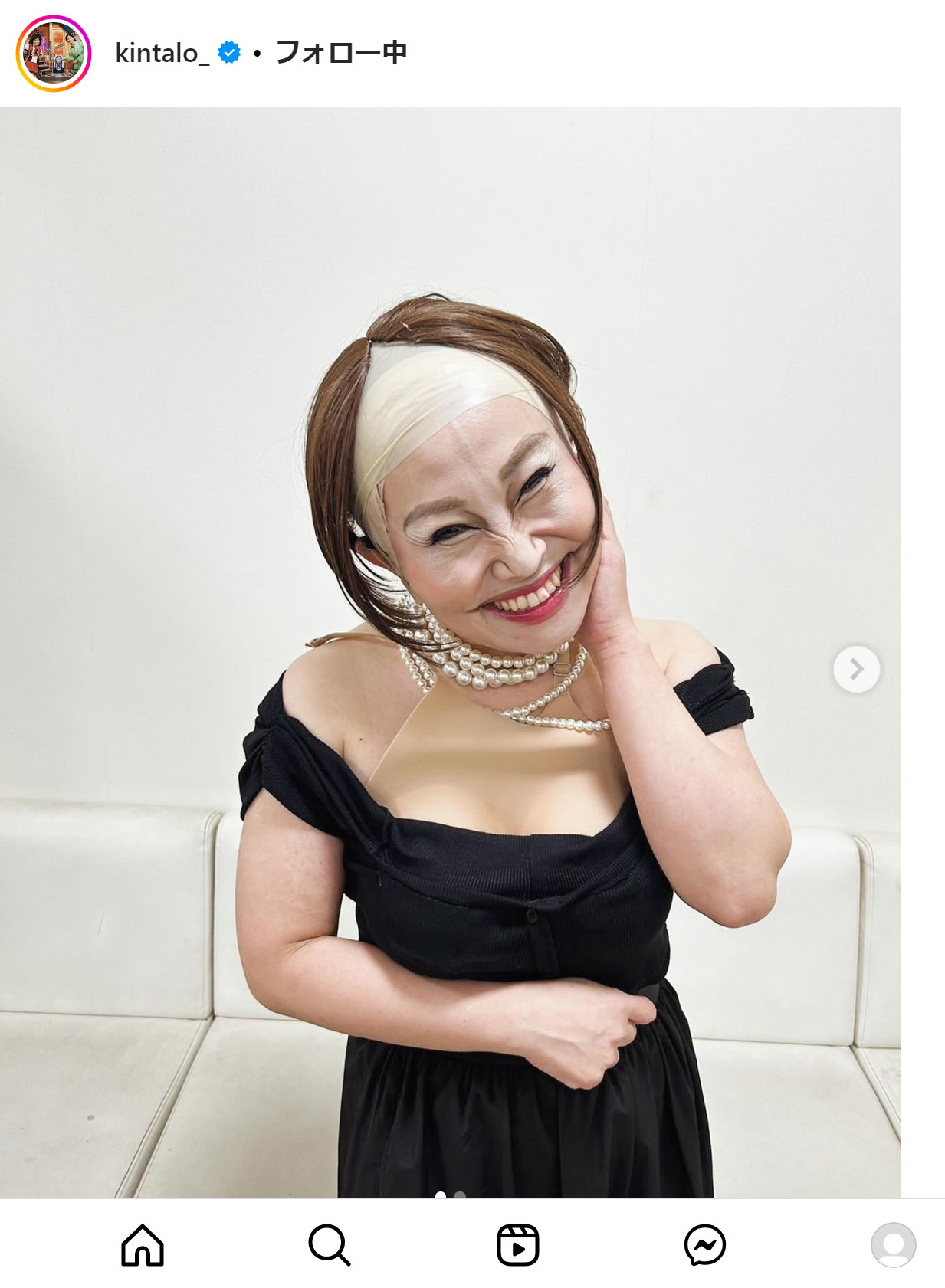 キンタロー。のインスタグラムから