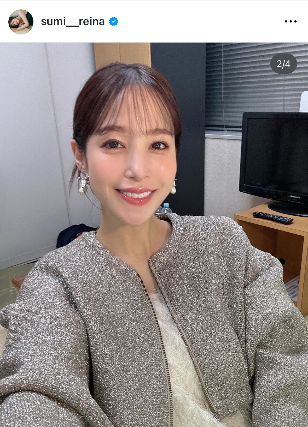 鷲見玲奈のインスタグラムから