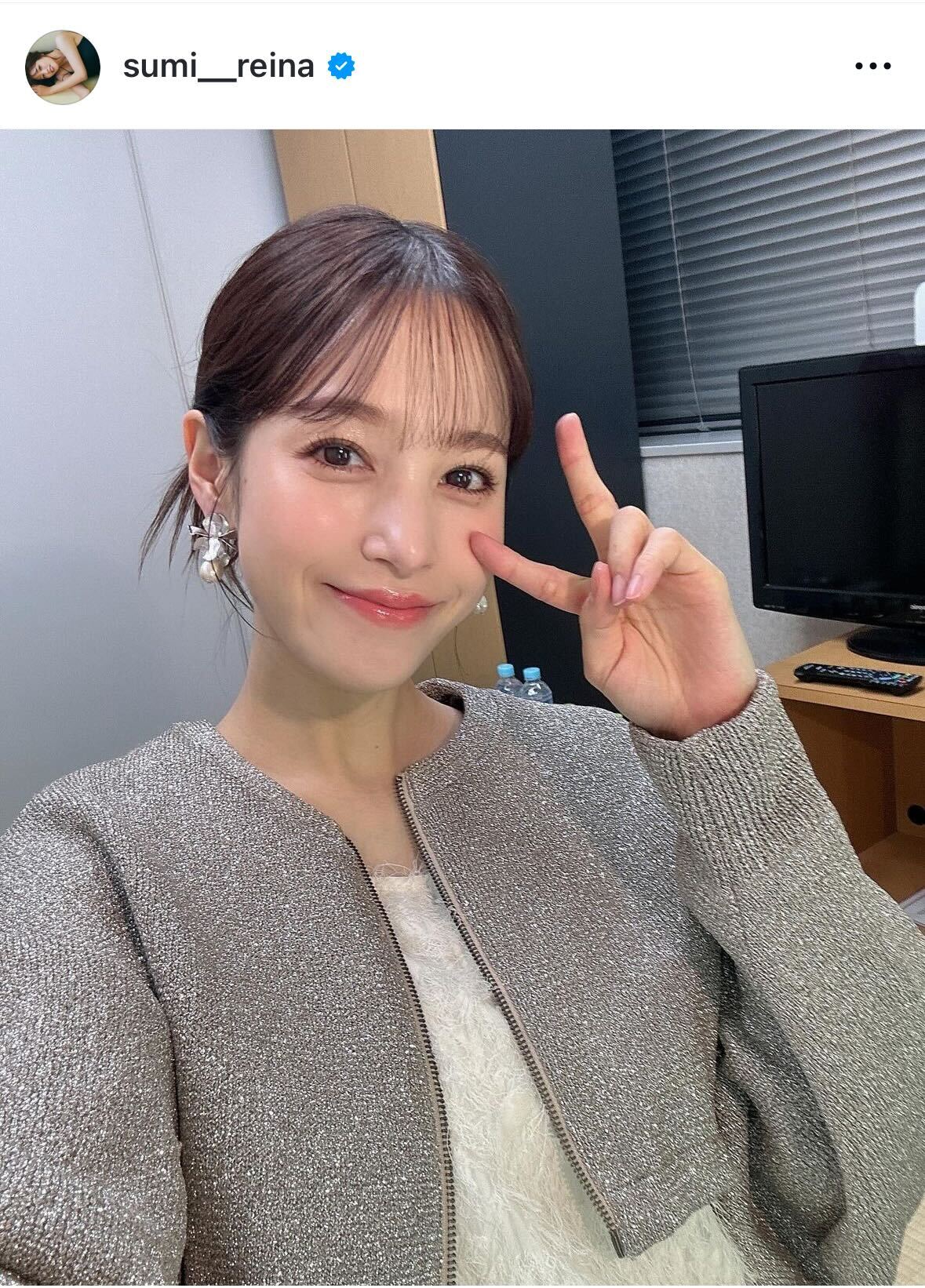 鷲見玲奈のインスタグラムから