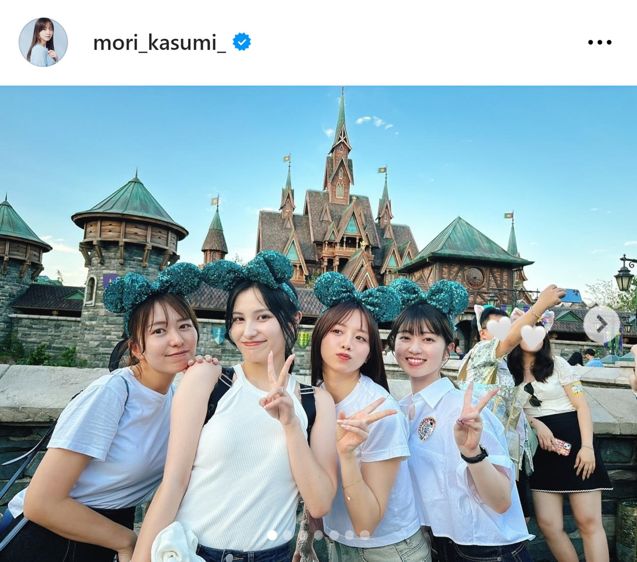 森香澄のインスタグラムから