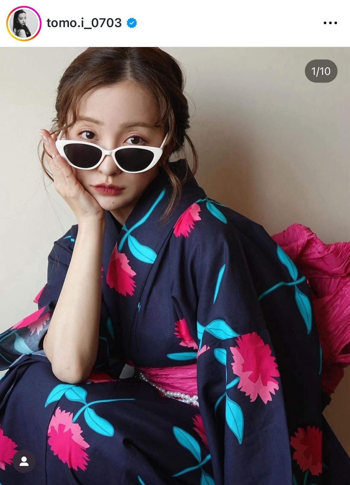 板野友美のインスタグラムから