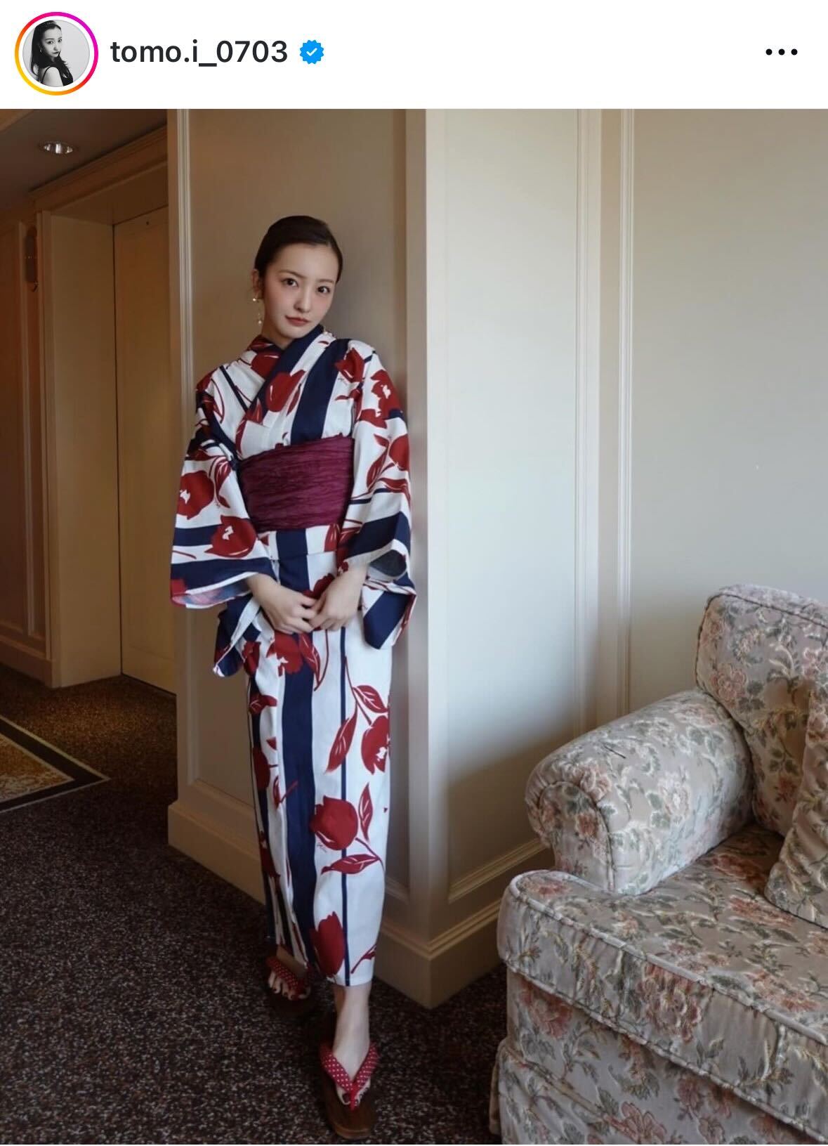 板野友美のインスタグラムから