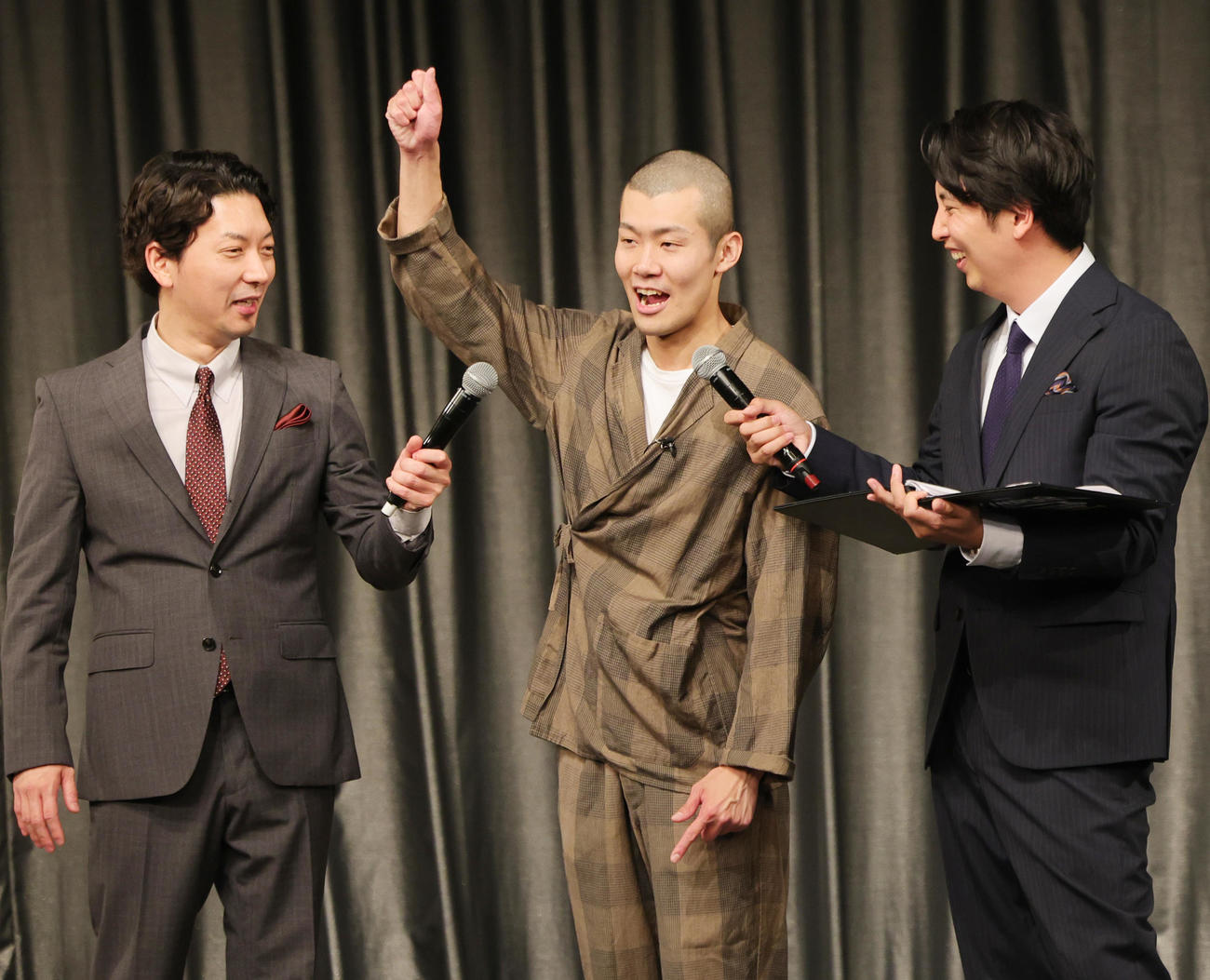 「UNDER5 AWARD 2024」で優勝した清川雄司（撮影・野上伸悟）