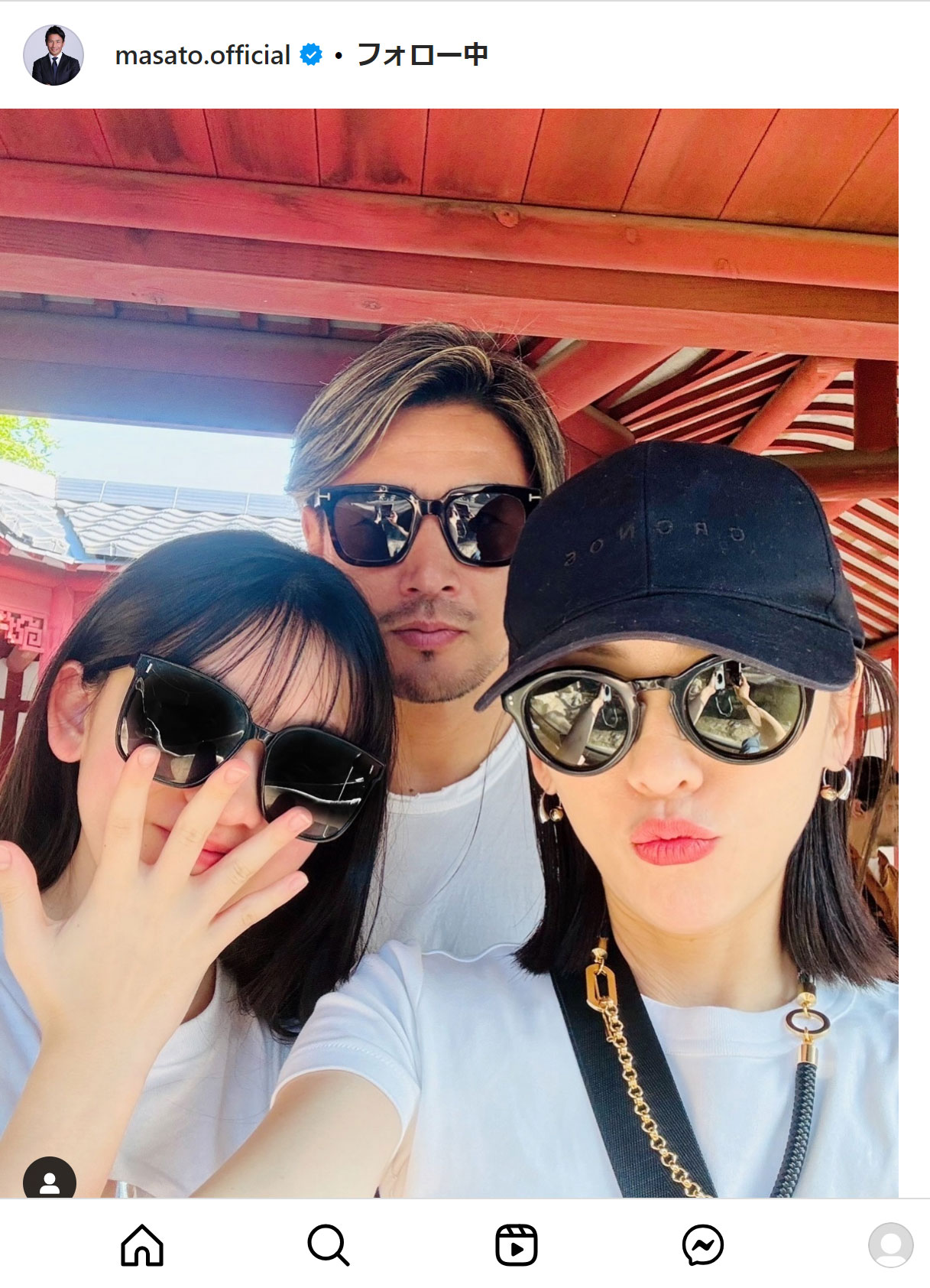 魔裟斗のインスタグラムから