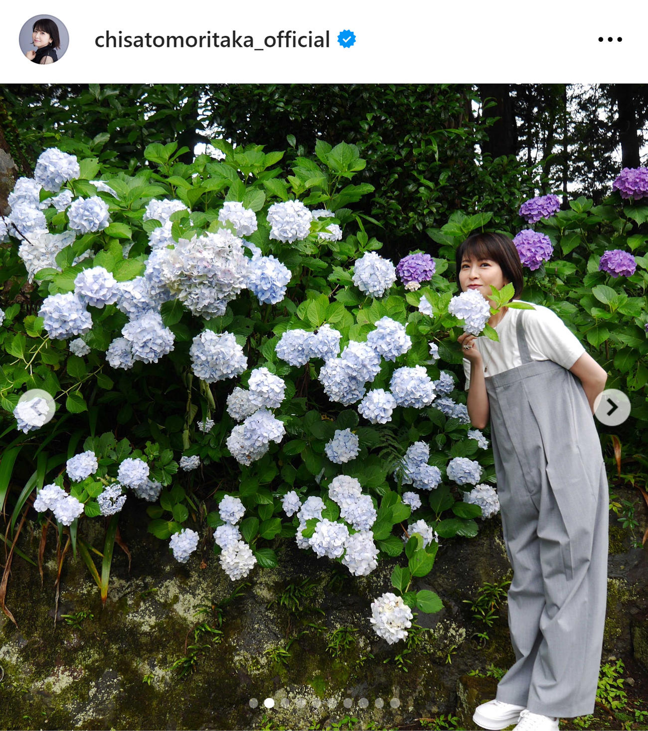 森高千里のインスタグラムから