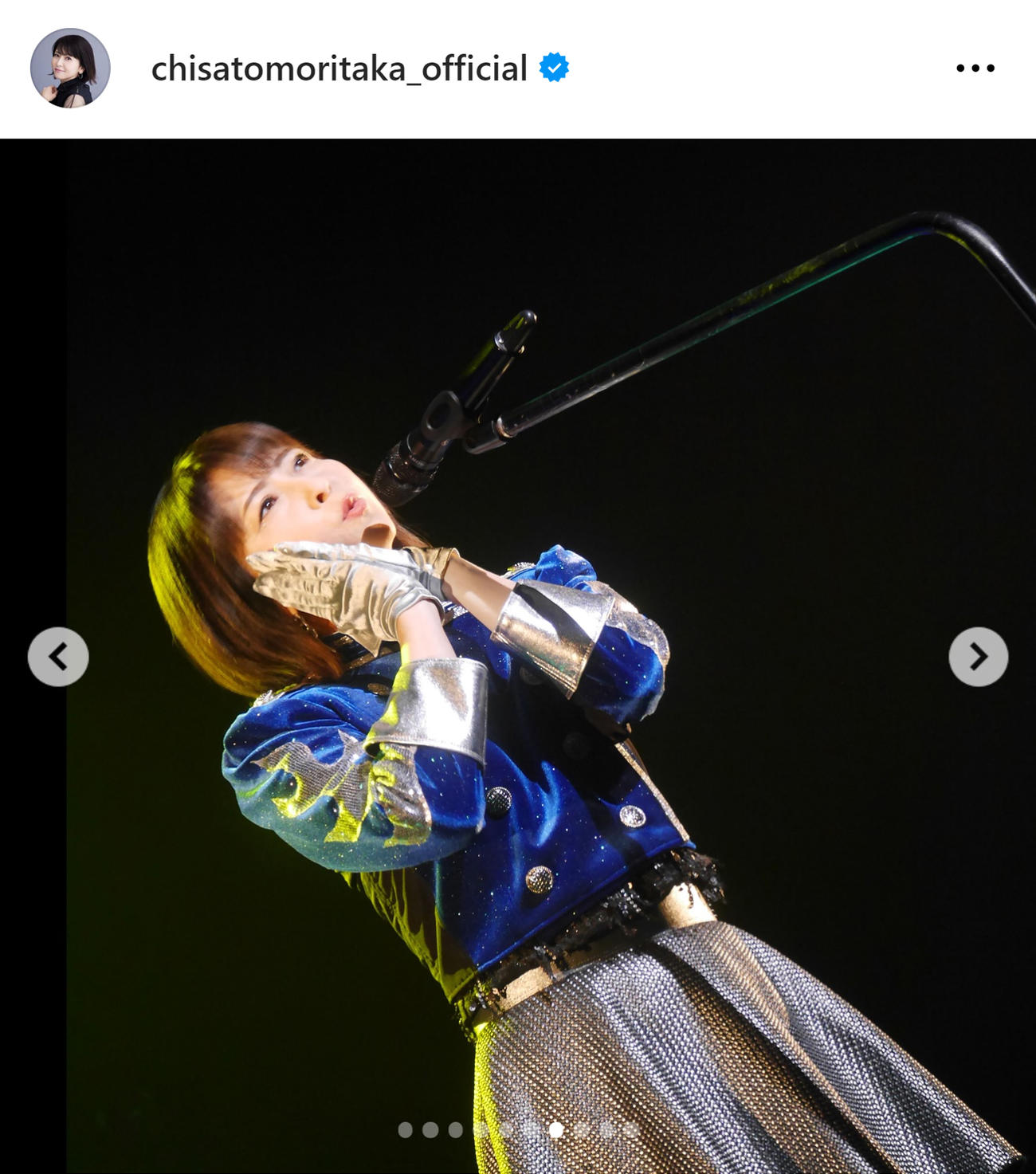 森高千里のインスタグラムから