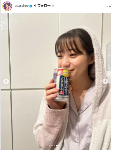足立梨花のインスタグラムから