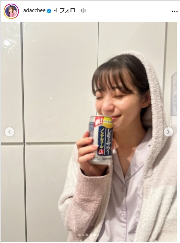 足立梨花のインスタグラムから