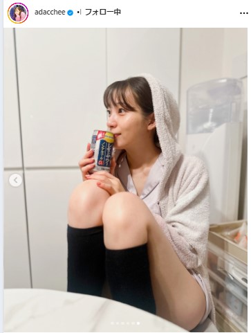 足立梨花のインスタグラムから