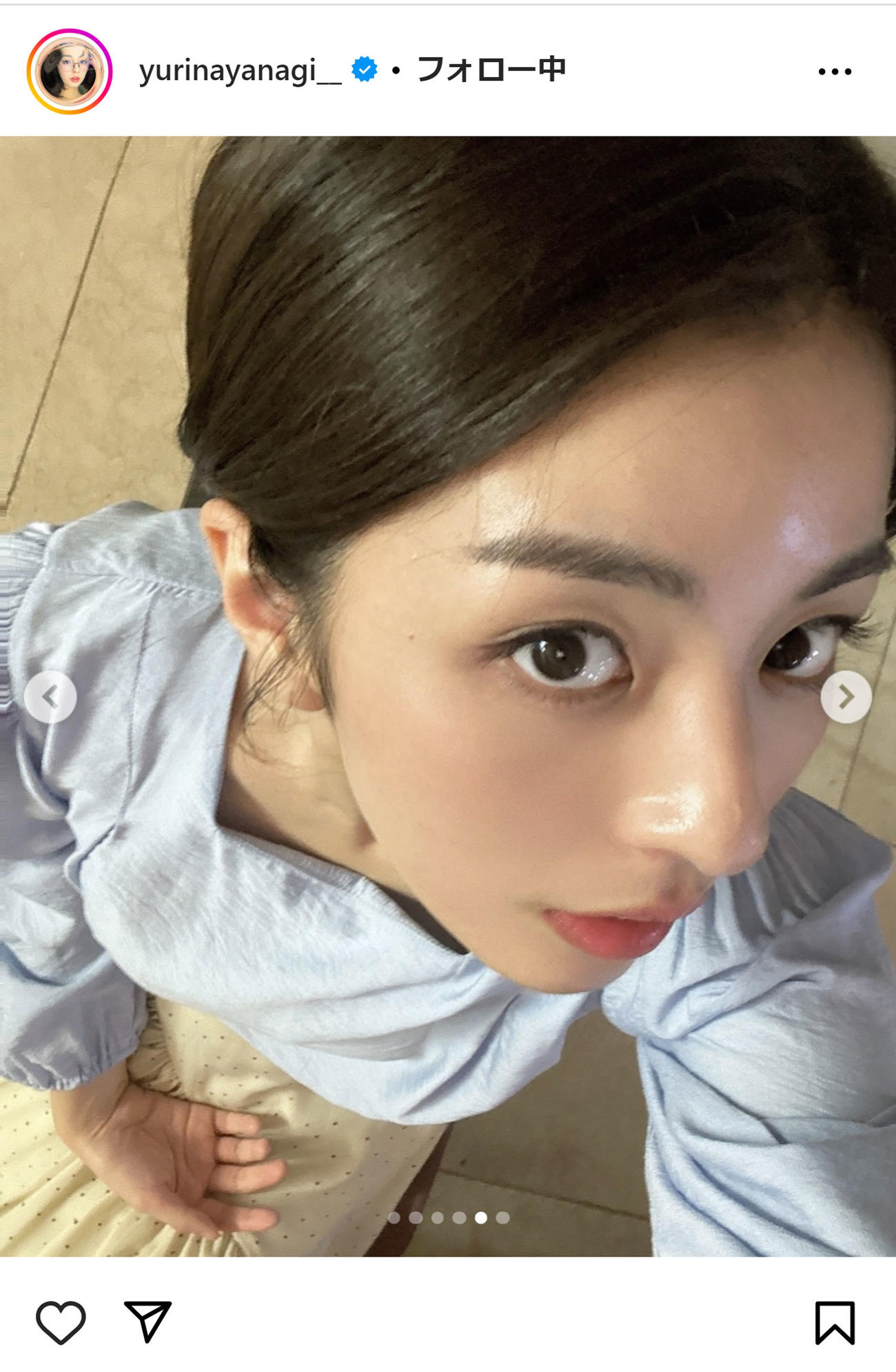 柳ゆり菜のインスタグラムから