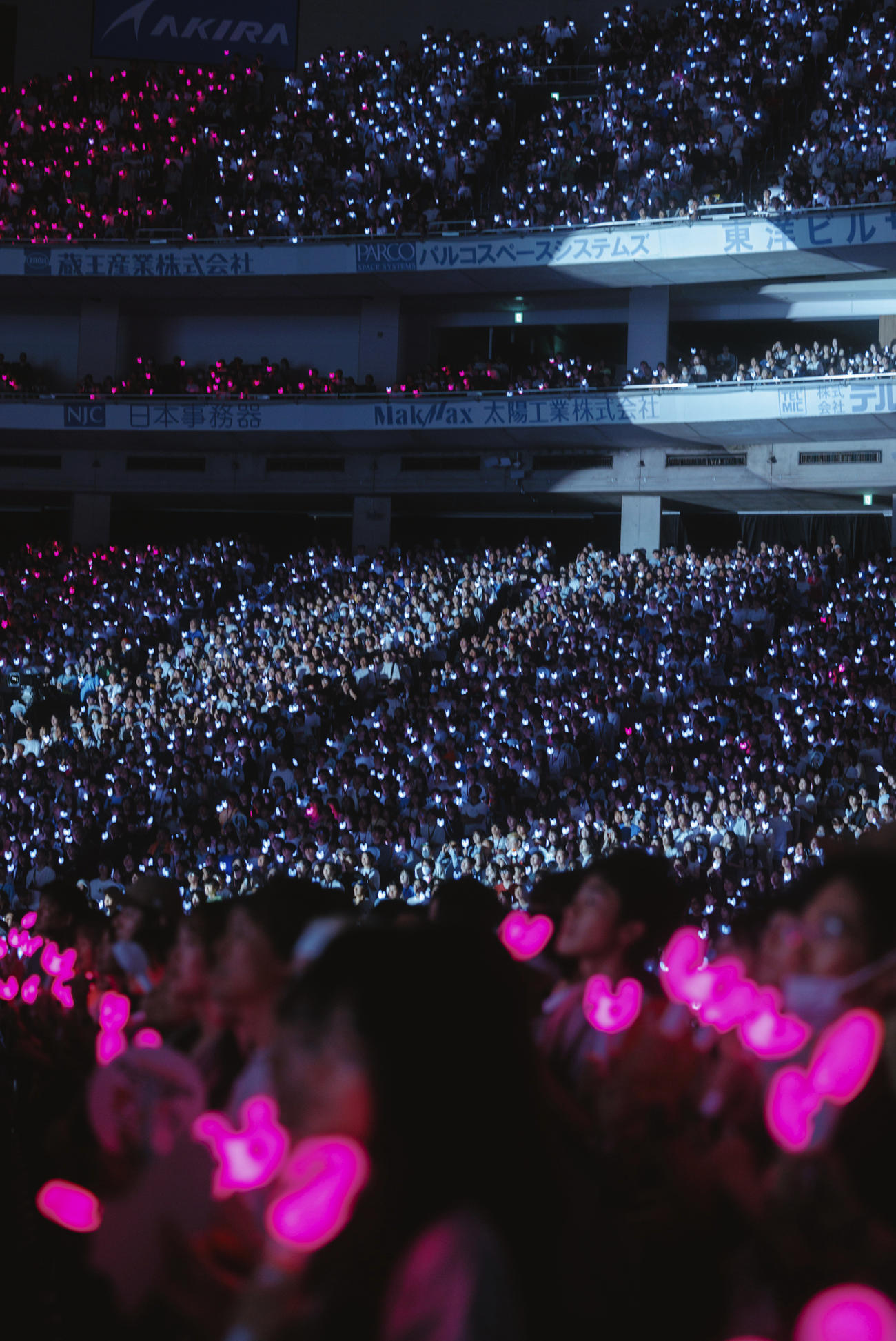 NewJeansの東京ドームライブ客席（C）2024 ADOR. All Rights Reserved.