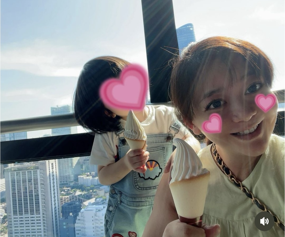 華原朋美のインスタグラムから