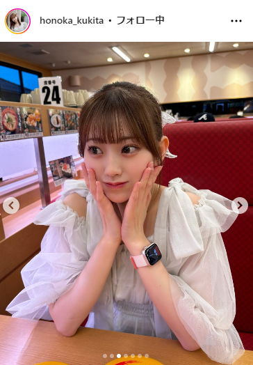 久木田帆乃夏のインスタグラムから