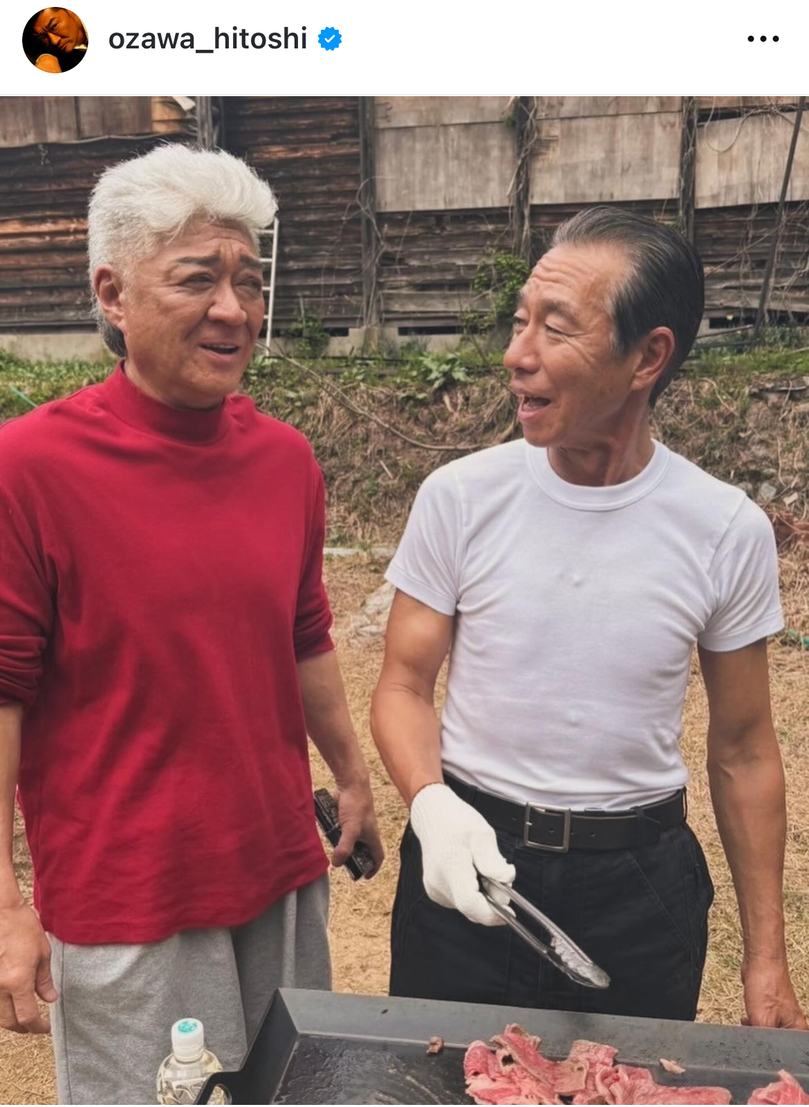 小沢仁志のインスタグラムから