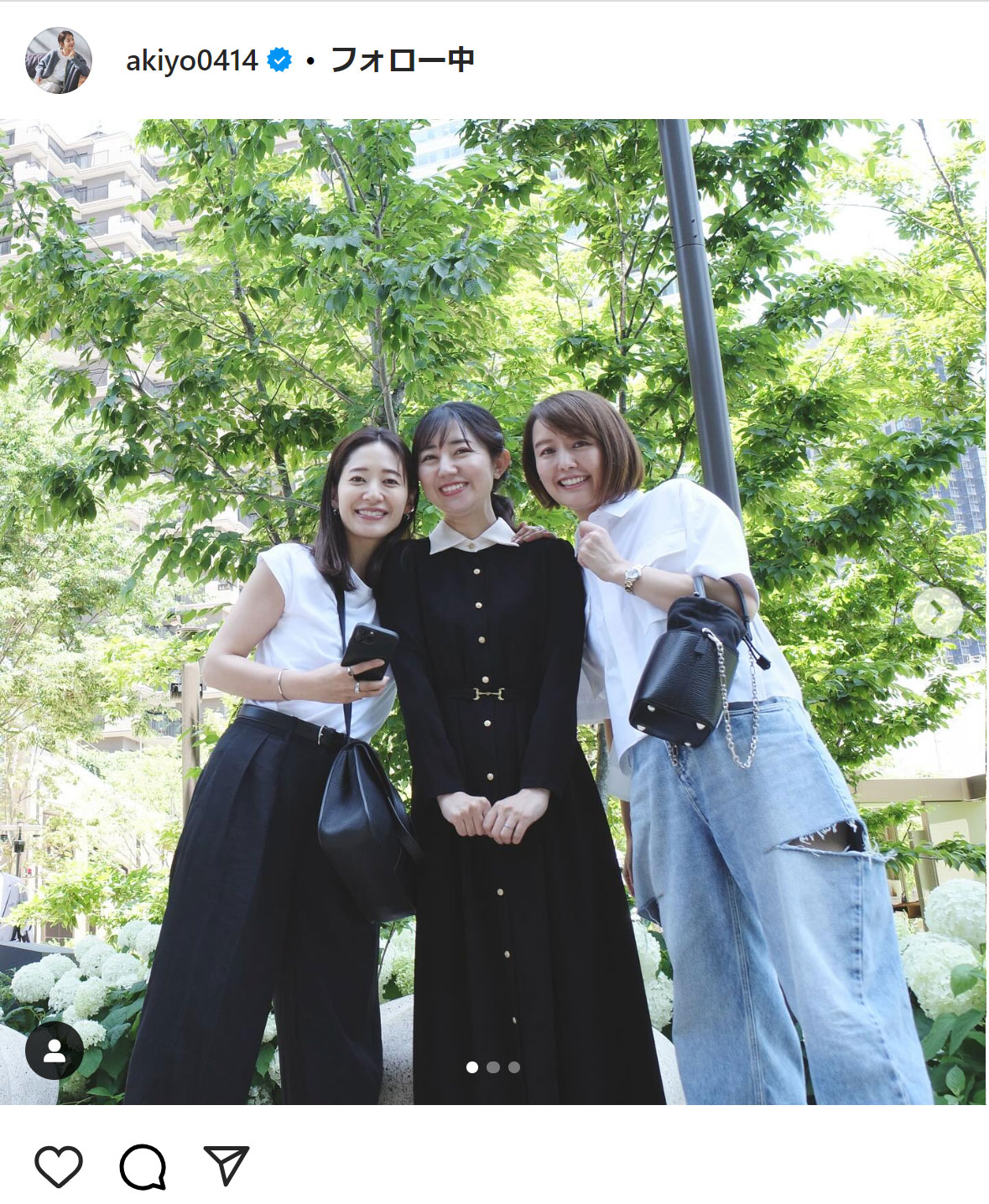 吉田明世のインスタグラムから